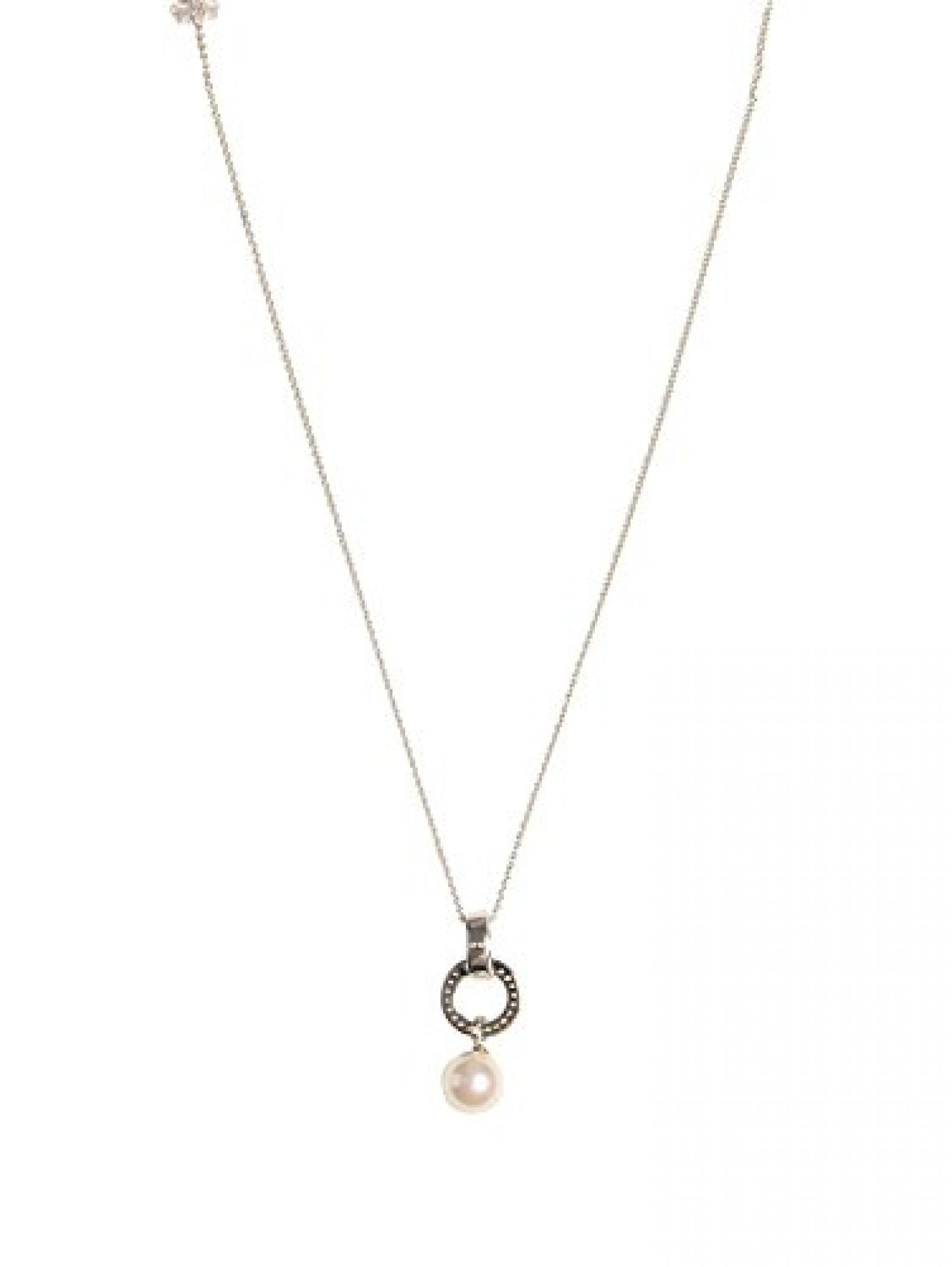 Rafaela Donata Halskette ONE SIZE, silber/weiß 