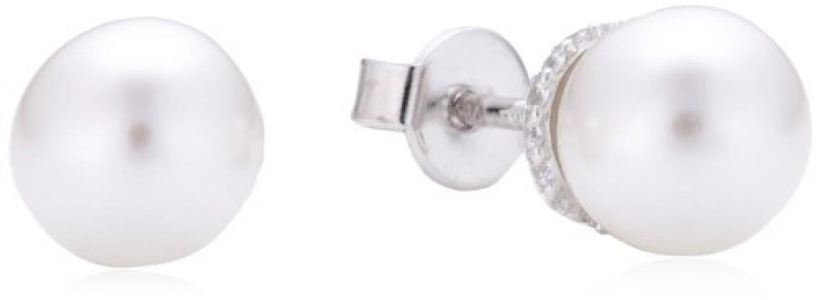 Esprit Jewels Damen-Ohrstecker 925 Sterling Silber pearl crown ESER92457A000 