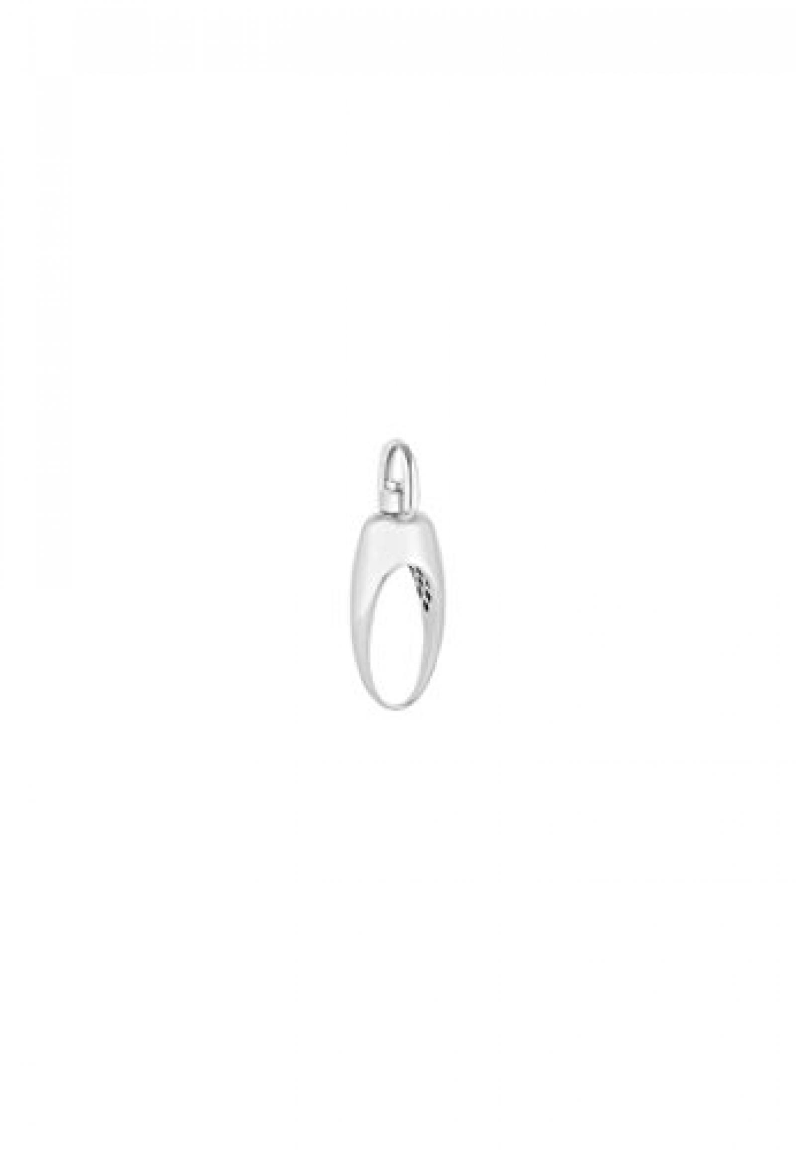 JETTE Charms Damen-CHARM Träger 925er Silber rhodiniert silber, One Size 