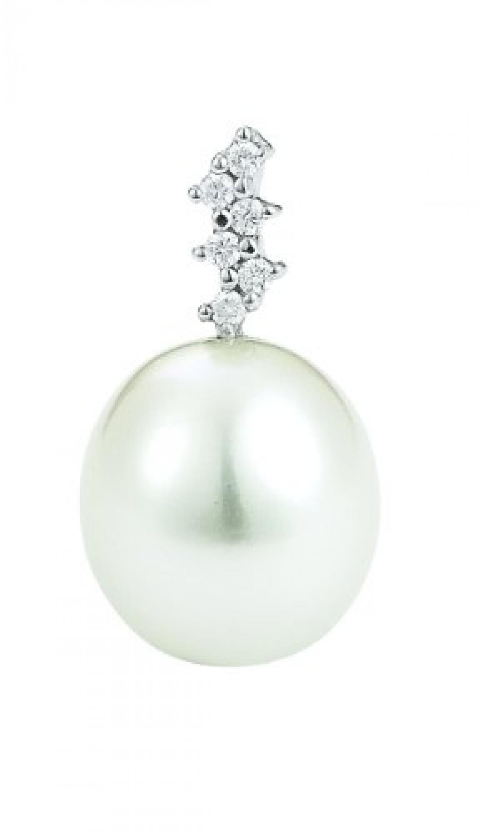 Adriana Damen-Anh&auml;nger S&uuml;&szlig;wasser Zuchtperlen weiss 14 Karat 585 Wei&szlig;gold PR6-5 