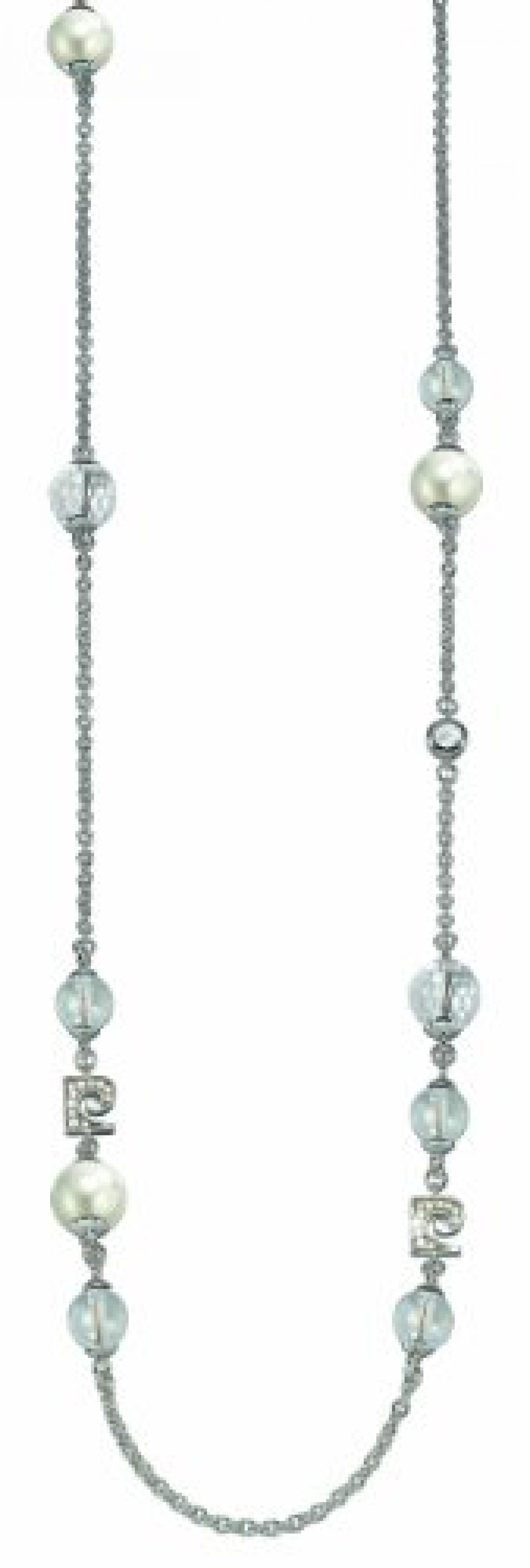 Pierre Cardin Damenkette 925/ooo Sterlingsilber 77cm Grappe De Perles PCNL-90377.B.77 