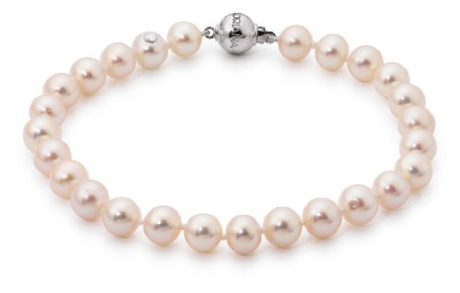 Adriana Damen-Armband Sportiva S&uuml;&szlig;wasser Zuchtperle 1-reihig 585 Wei&szlig;gold Sportiva S20 