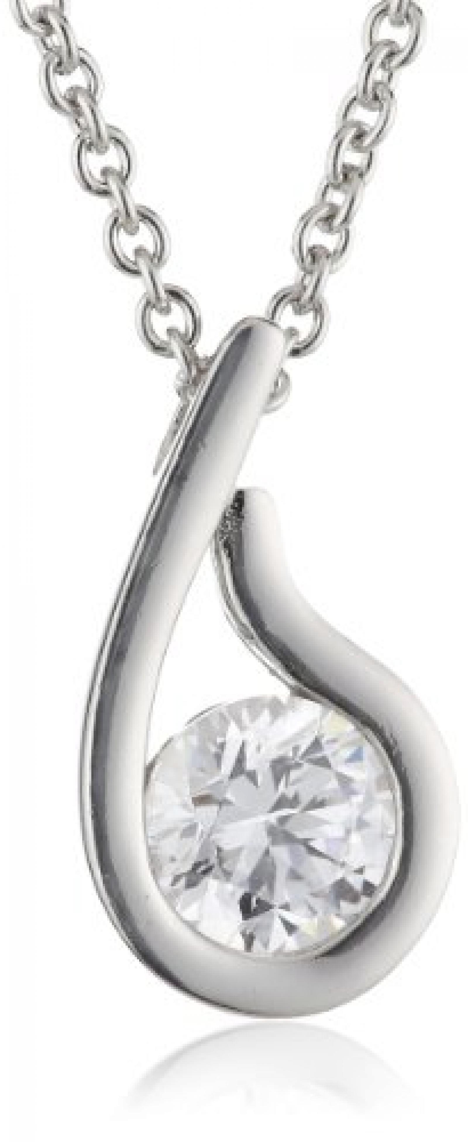 Esprit Jewels Damen-Halskette 925 Sterling Silber solo drop app.42+3cm ESNL92640A420 