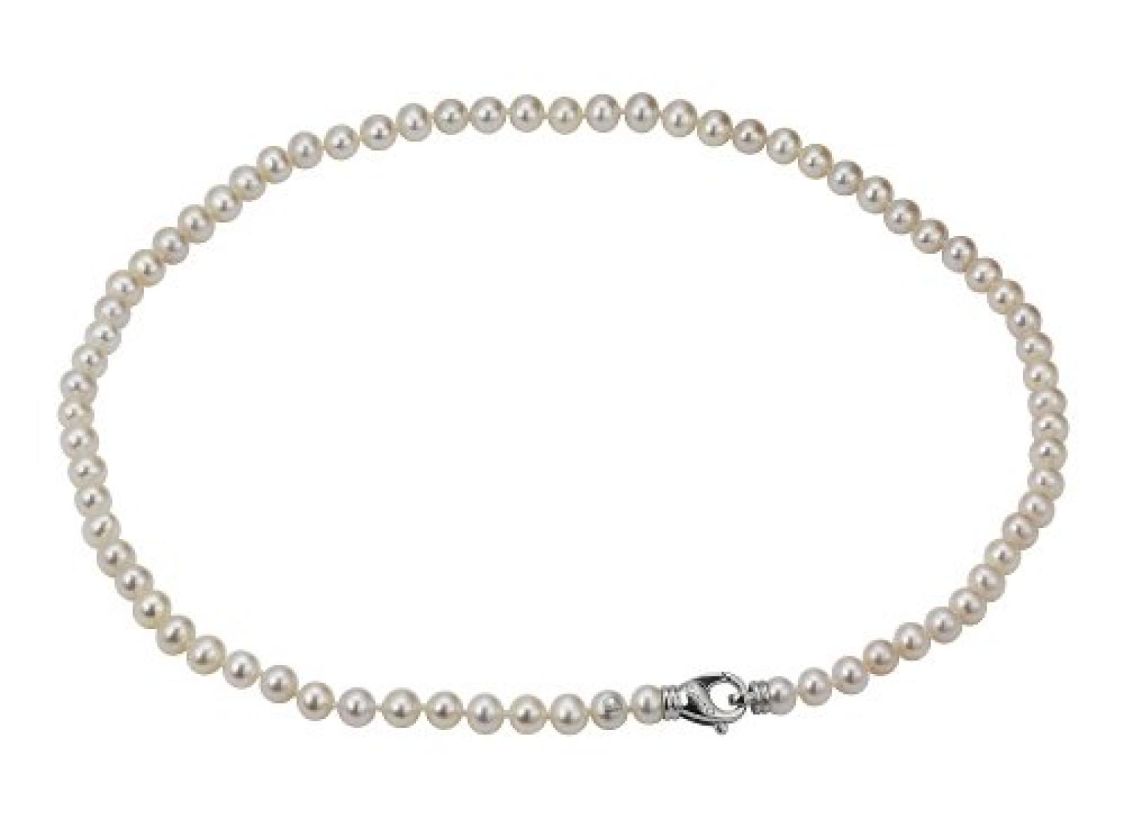 Adriana Damen-Halskette ohne Anh&auml;nger S&uuml;&szlig;wasser Zuchtperlen 925 Sterling Silber R2.1 