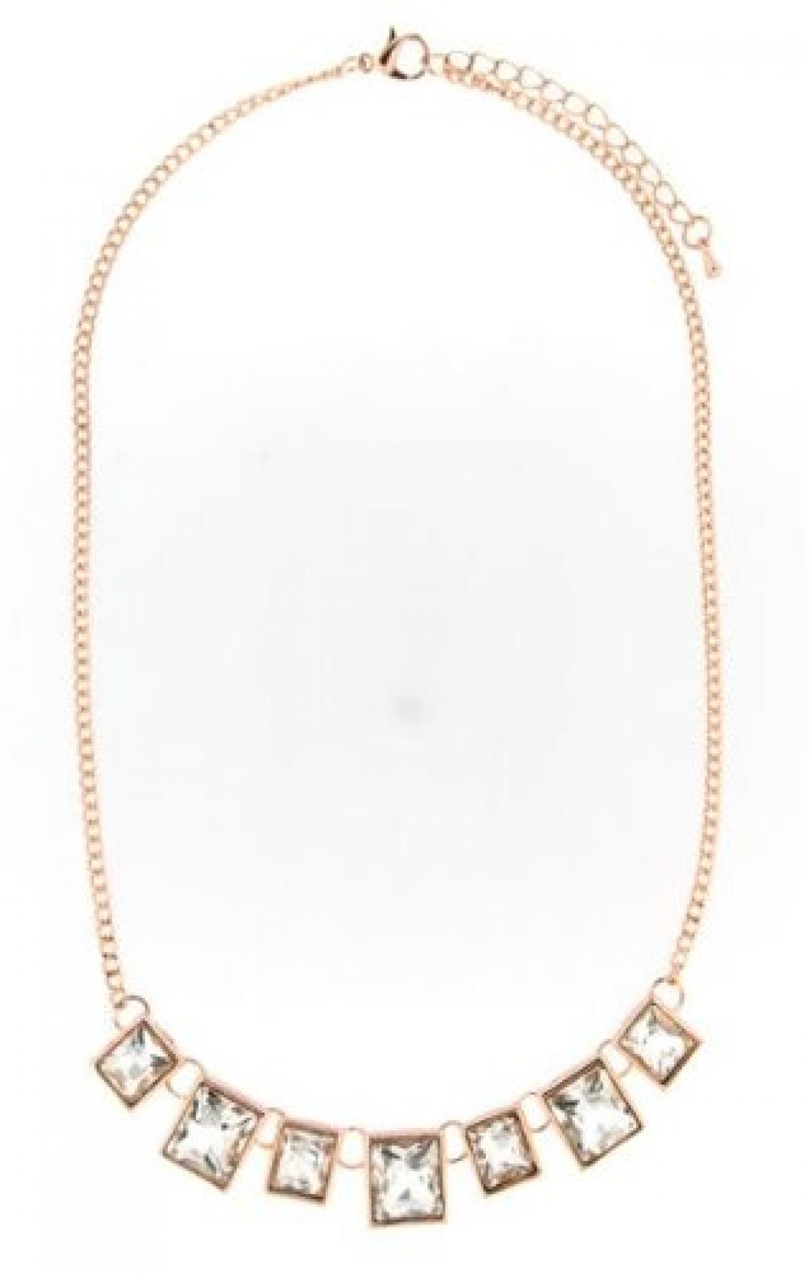 Sweet Deluxe Damen-Halskette Messing sweet deluxe Damen Kette Susana rose gold/crystal 02801 2801 