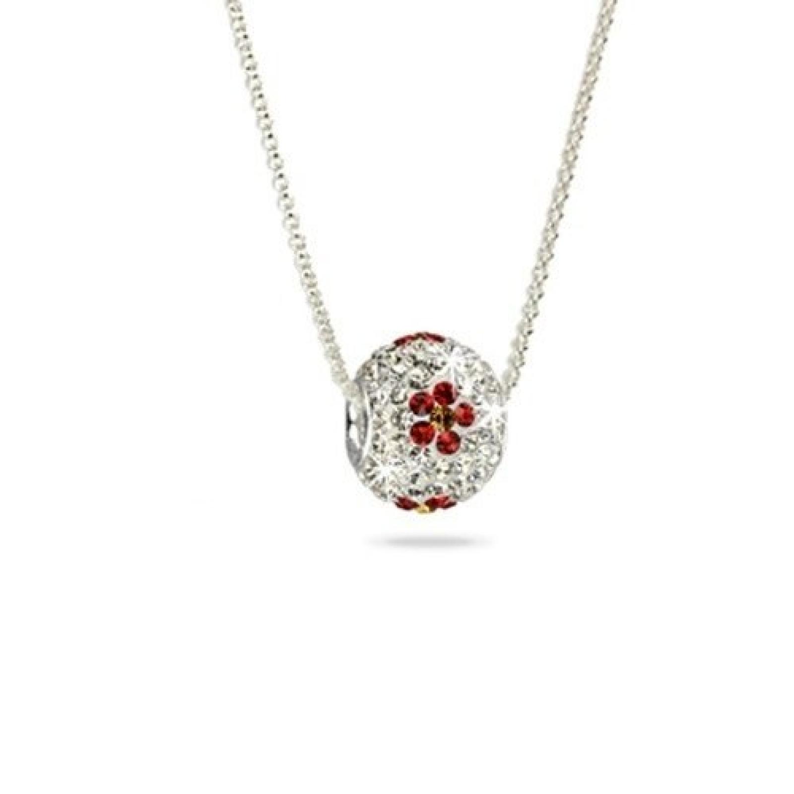 SilberDream Glitzer Set Kette mit Swarovski Elements Kristalle Bead GSS018 