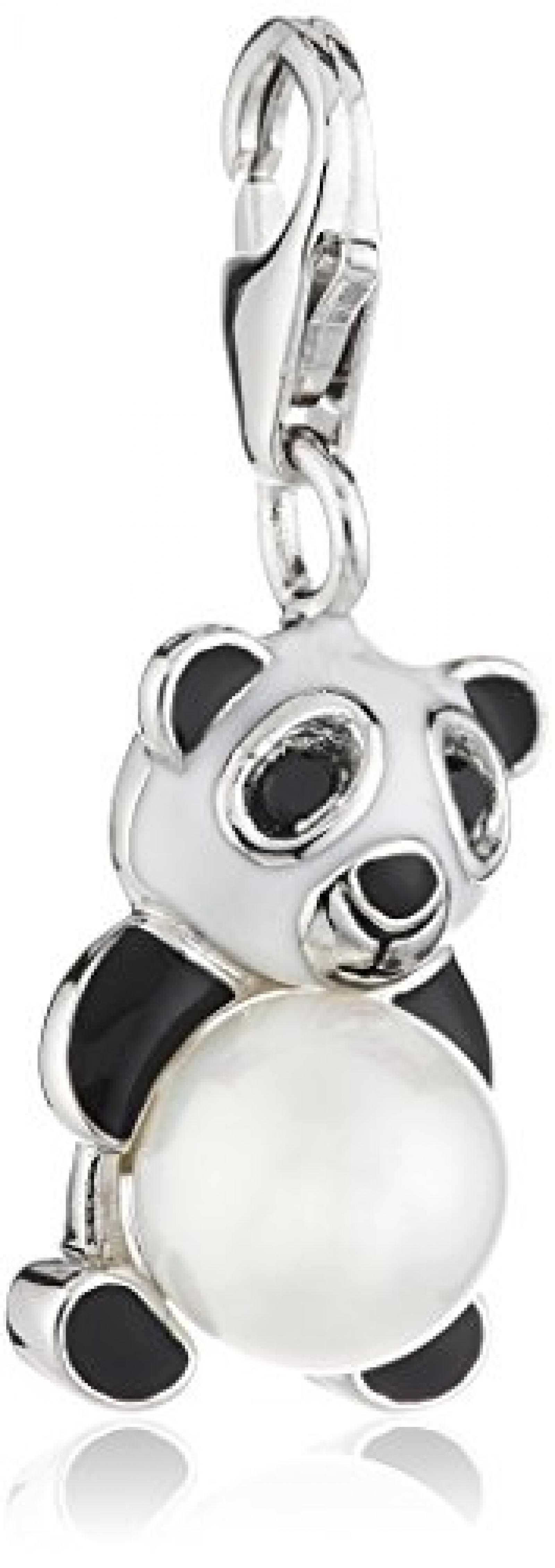 ZEEme Damen-Charm Karabineranh&auml;nger 925 Sterling Panda 360241534 