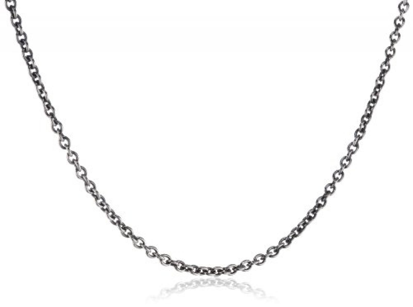 Pandora Damen-Halskette ohne Verschluss Sterling Silber  oxidiert 60.0 cm 591000OX-60 