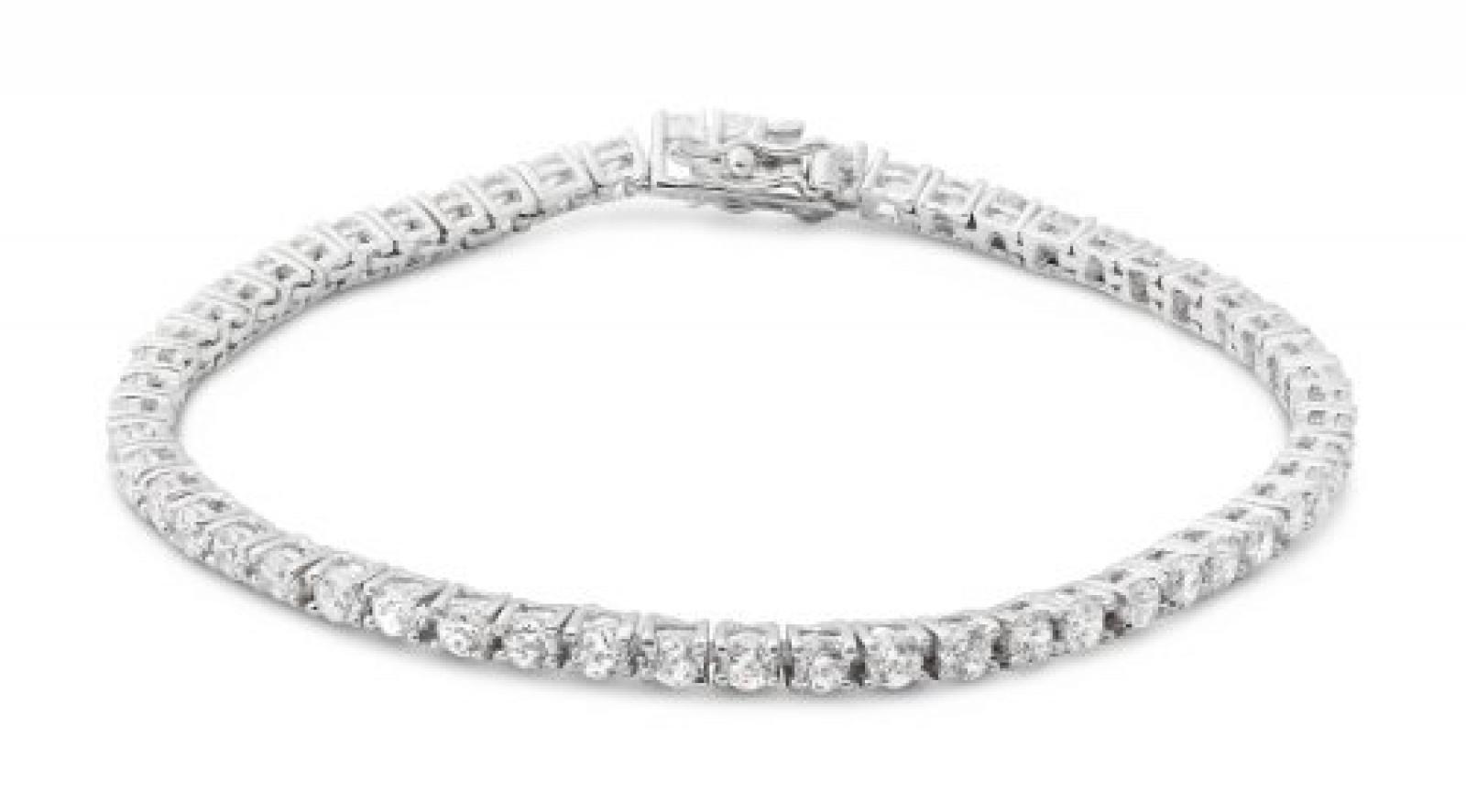 Miore Damen-Tennisarmband 925 Sterlingsilber Zirkonia 18.5cm MOS001B 