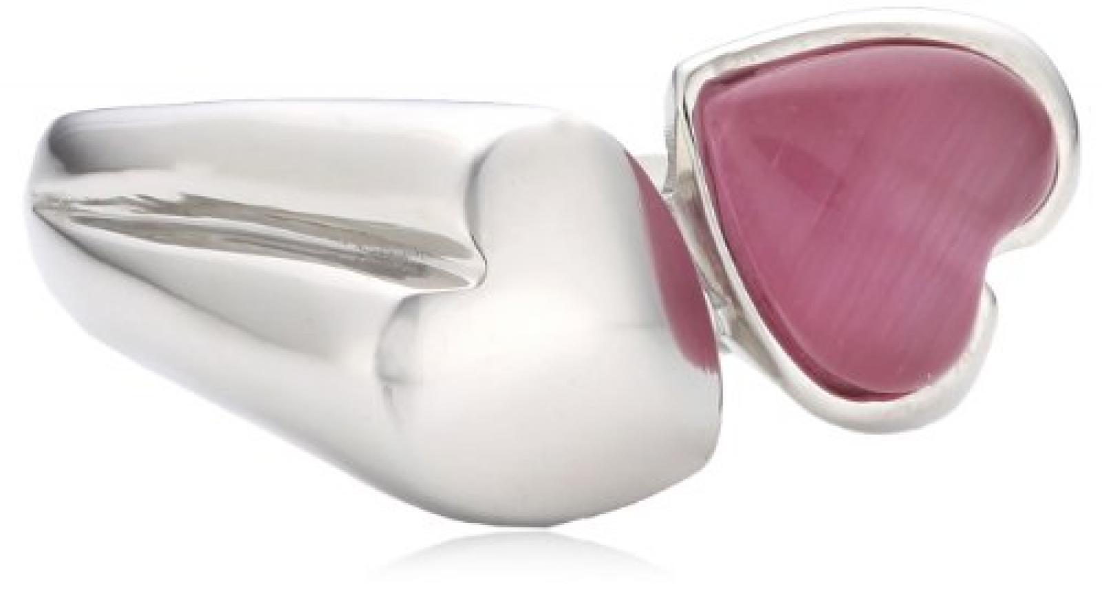 Mike Ellis New York Damen-Ring Edelstahl Glas   D1542 