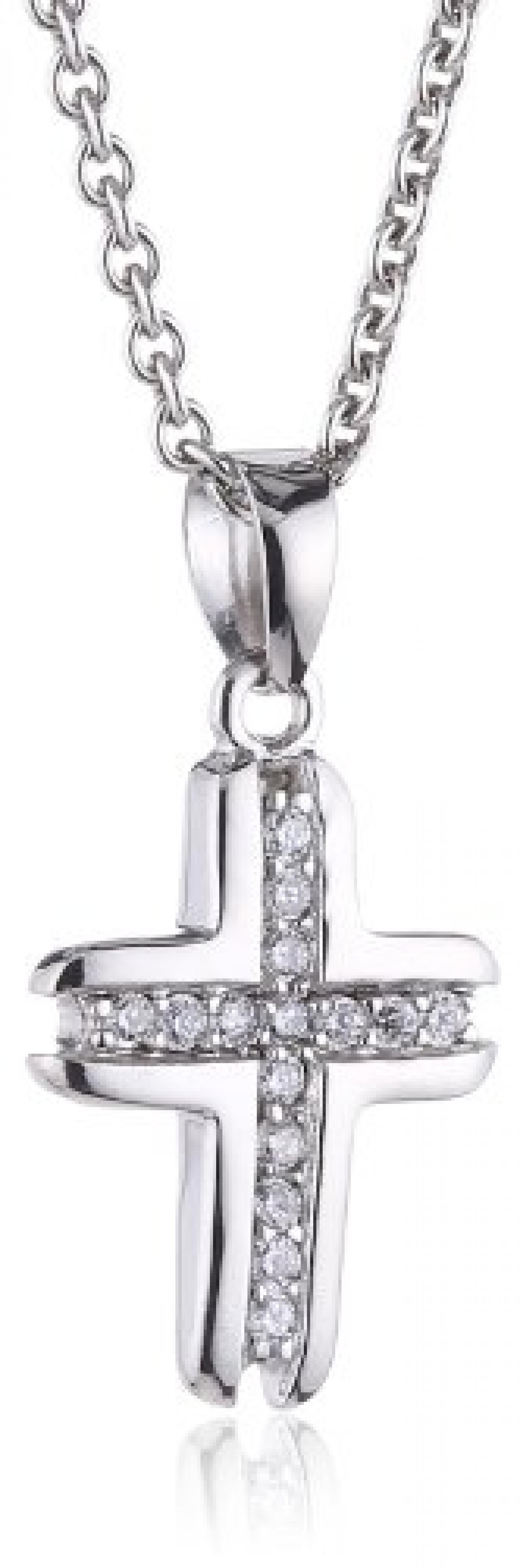 s.Oliver Damen-Kette mit Anh&auml;nger Silber 925 45cm 401180 