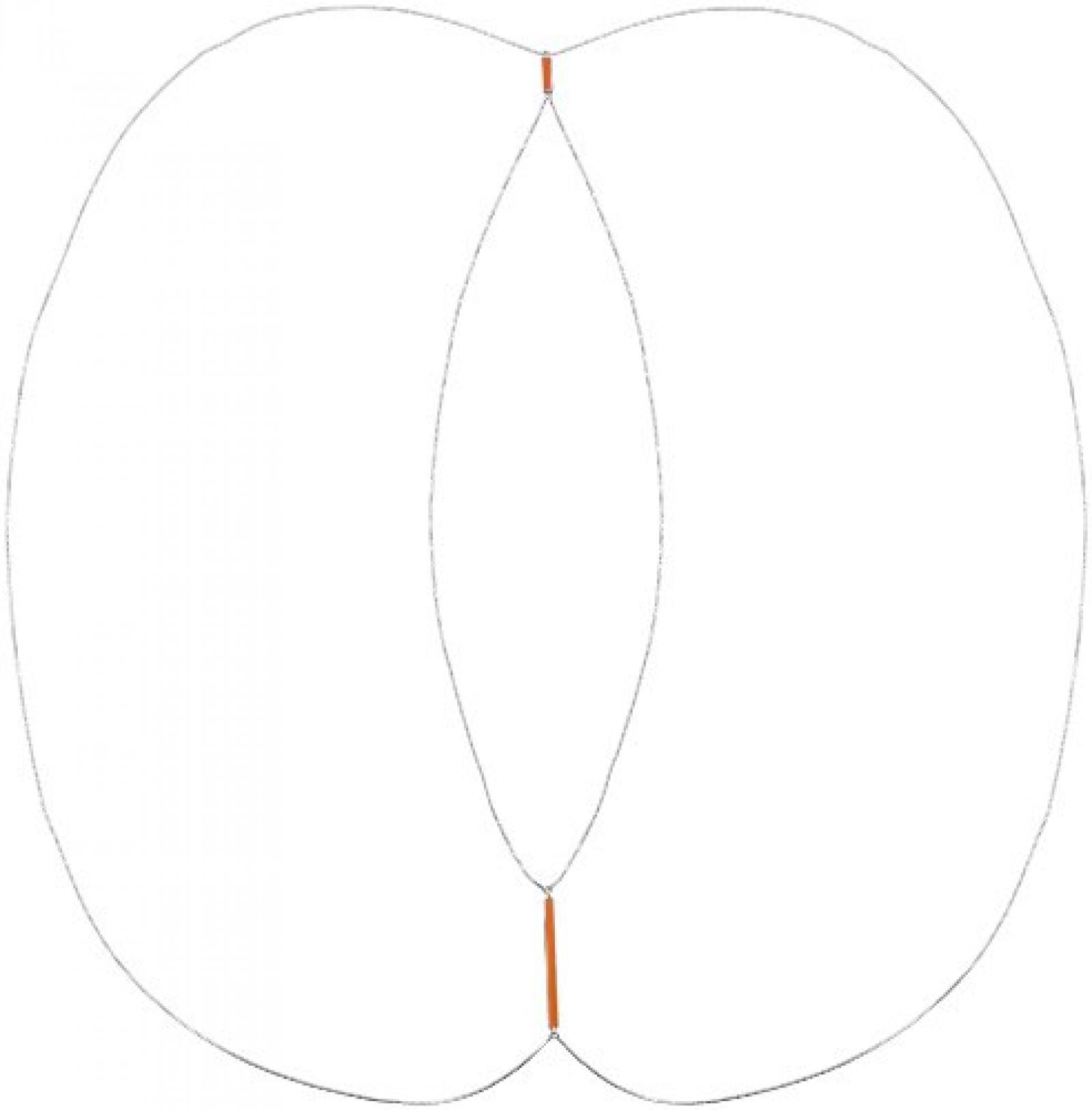 Pilgrim Damen-Körperkette Prettified Pebbles versilbert orange 38 cm 30121-6909 Pilgrim Damen-Körperkette Prettified Pebbles versilbert orange 38 cm 30121-6909