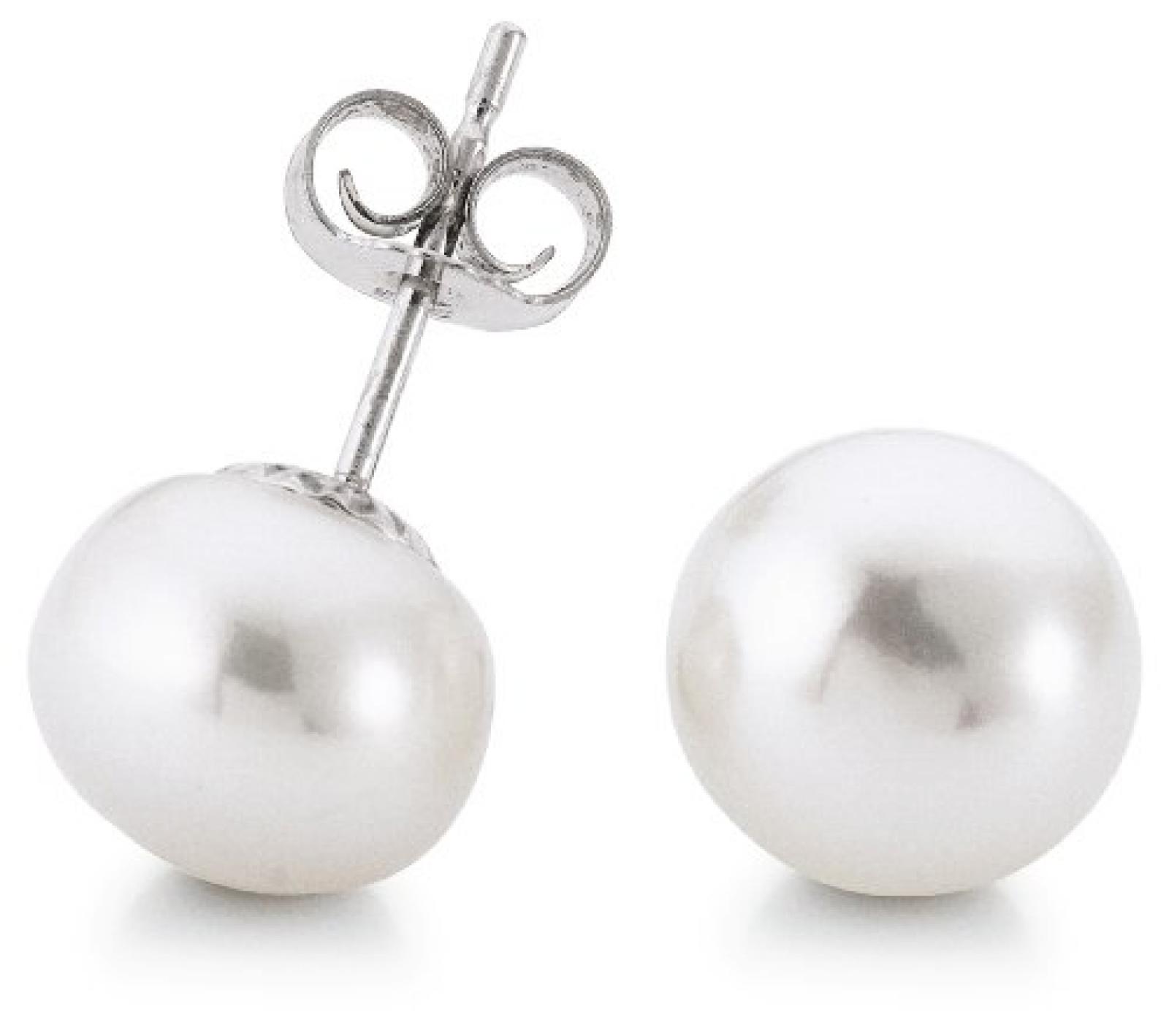 Adriana Damen-Ohrstecker Sportiva Süßwasser Zuchtperlen 585 Weißgold Sportiva S14 