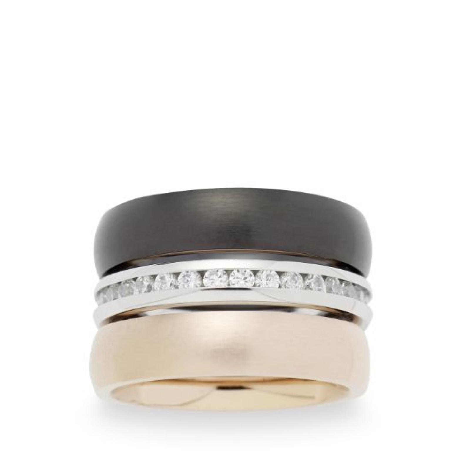 Leonardo Jewels Damen-Ring Edelstahl Glas Arabesco 01520 Leonardo Jewels Damen-Ring Edelstahl Glas Arabesco 01520