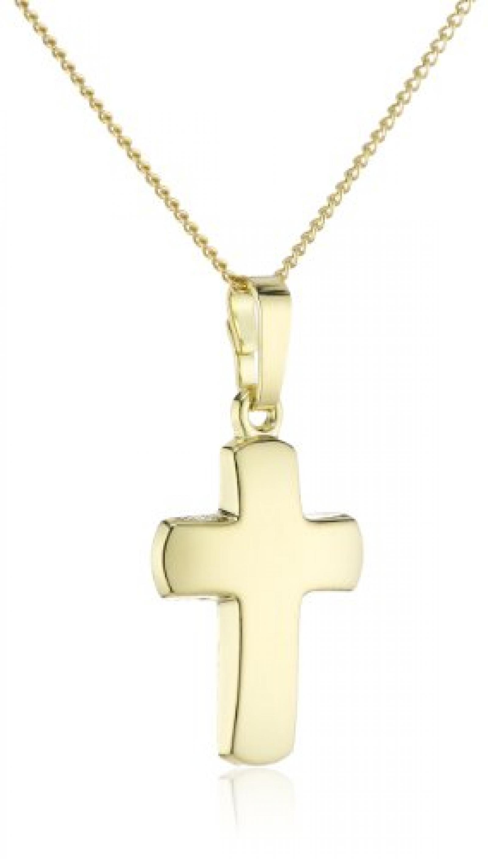 ZEEme For Kids - Kinderanhaenger mit Kette 333/- Gelbgold 36-38cm Kreuz 500341047-38Z ZEEme For Kids - Kinderanhaenger mit Kette 333/- Gelbgold 36-38cm Kreuz 500341047-38Z