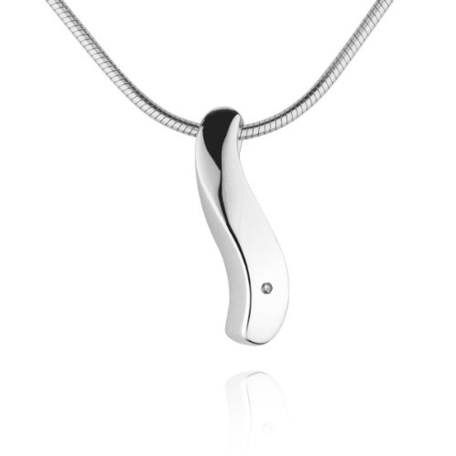 Rafaela Donata Damen-Anh&auml;nger Welle Diamond Collection 925 Sterling Silber Diamant (ohne Kette) 60250021 