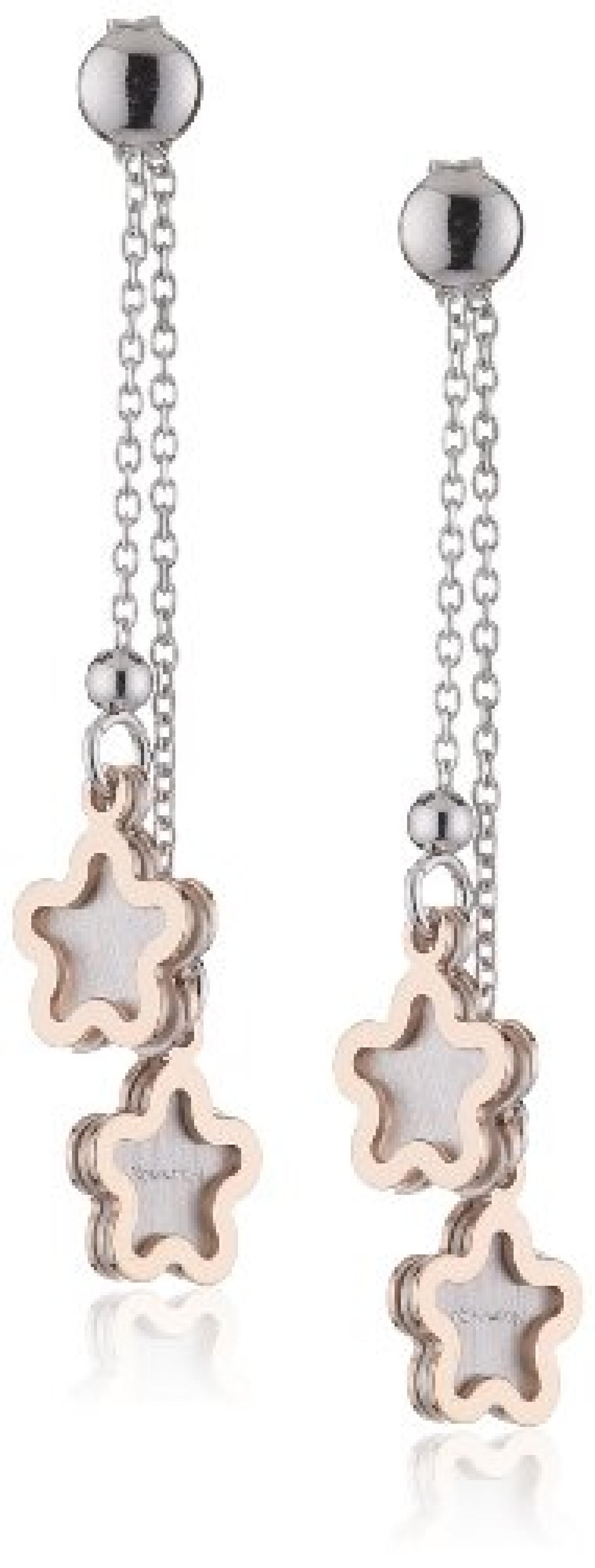 Nomination Damen-Ohrring Tropea Silber 925 Rosegold-Finish Blume 141331/003 