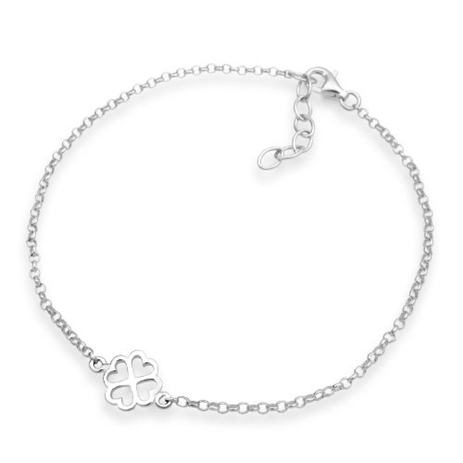 Elli Damen-Armband Schwarz Rock meets Glam 925 Sterling Silber L&auml;nge 18cm 0209411911_18 
