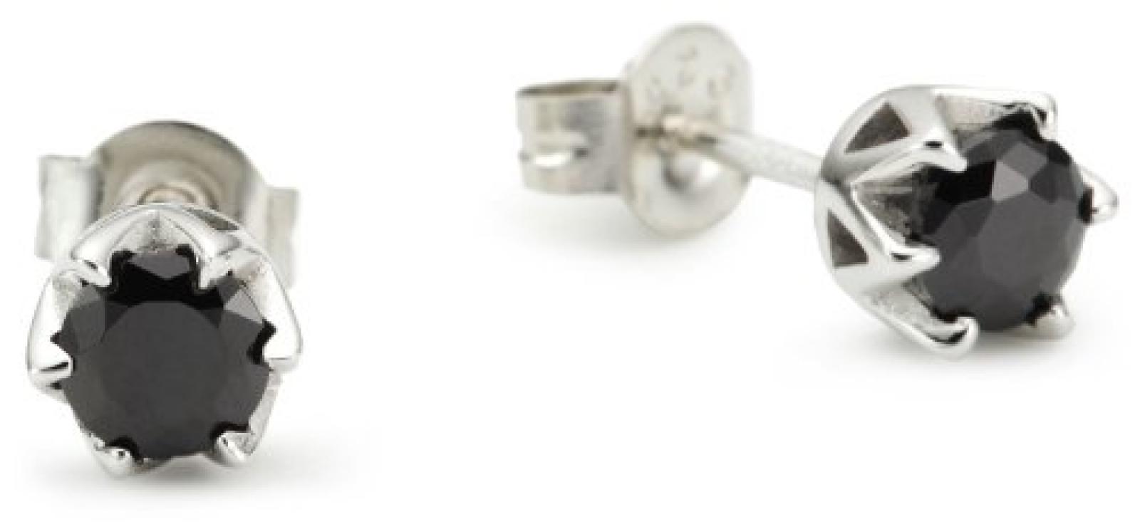 Rafaela Donata Damen-Ohrstecker Classic Collection 925 Sterling Silber Zirkonia schwarz Krappenfassung 60800025 Rafaela Donata Damen-Ohrstecker Classic Collection 925 Sterling Silber Zirkonia schwarz Krappenfassung 60800025
