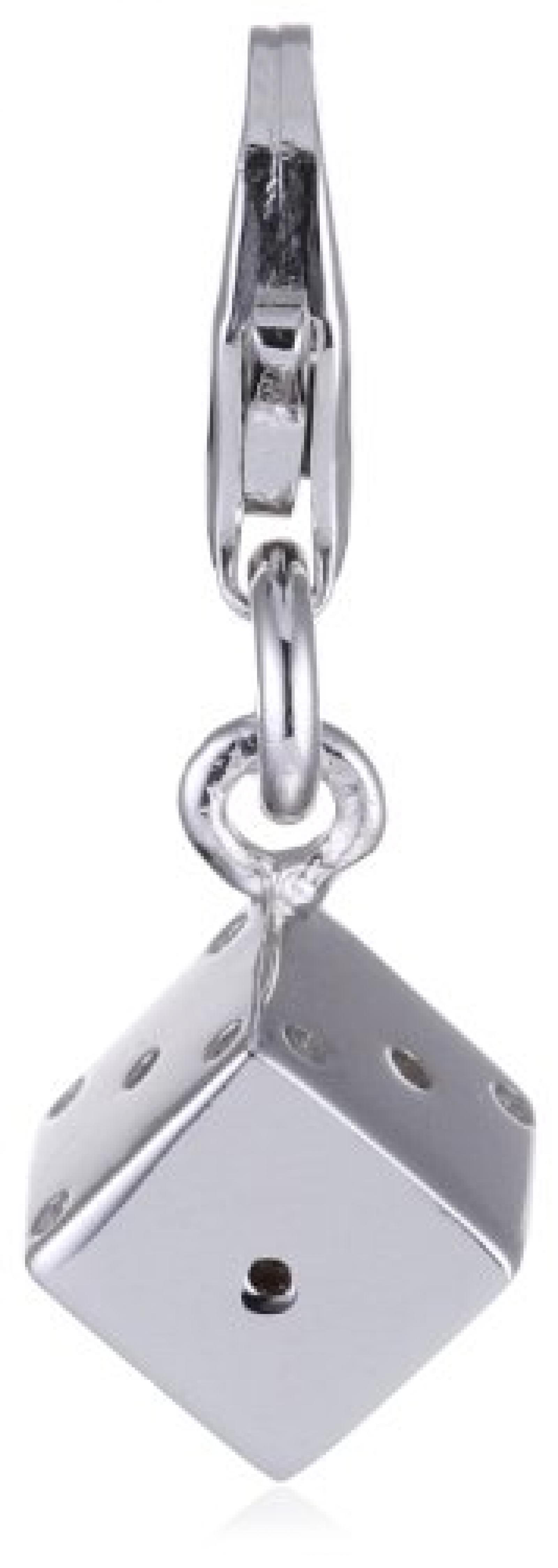 Amor W&uuml;rfel-Charm  925 Sterlingsilber 20 mm 166010 