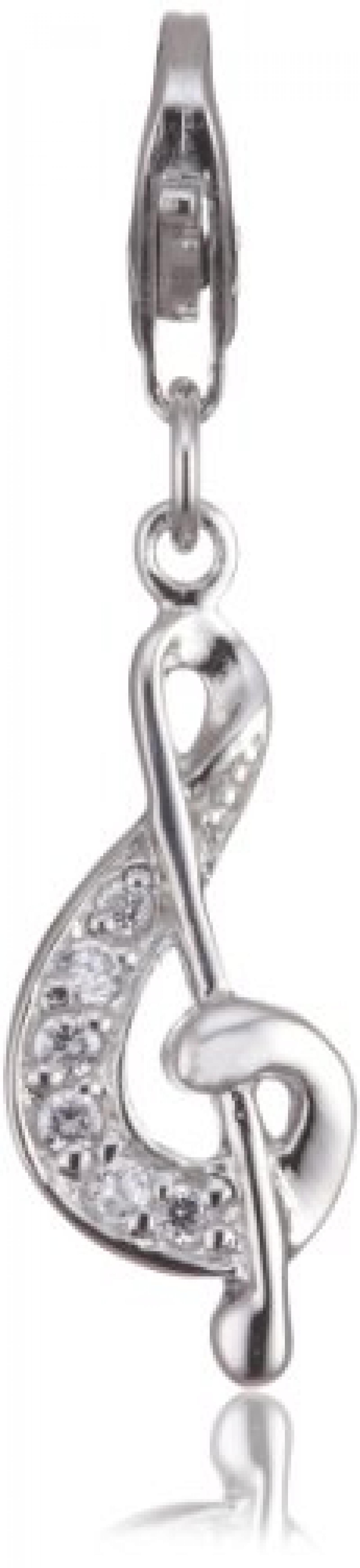 s.Oliver Damen Notenschlüssel-Charm 925 Silber 356350 s.Oliver Damen Notenschlüssel-Charm 925 Silber 356350