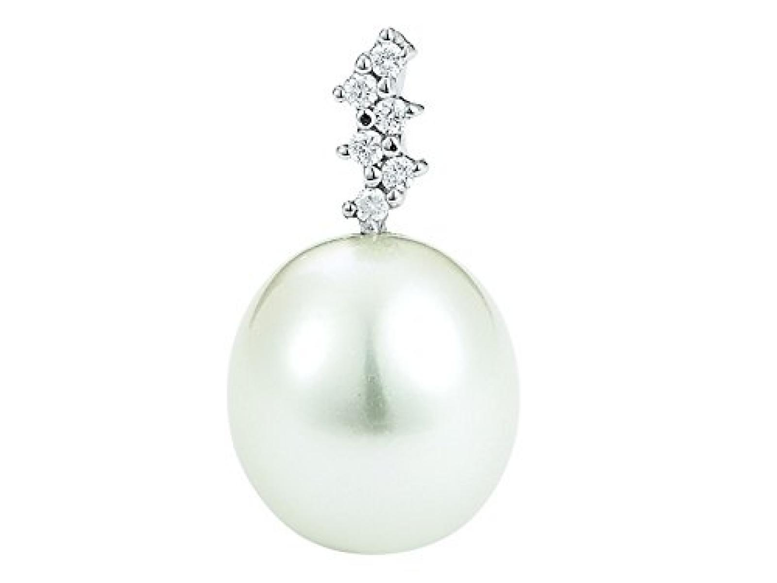 Adriana Premium Perlen Anhänger mit Brillanten 0,05 ct PR6-5 