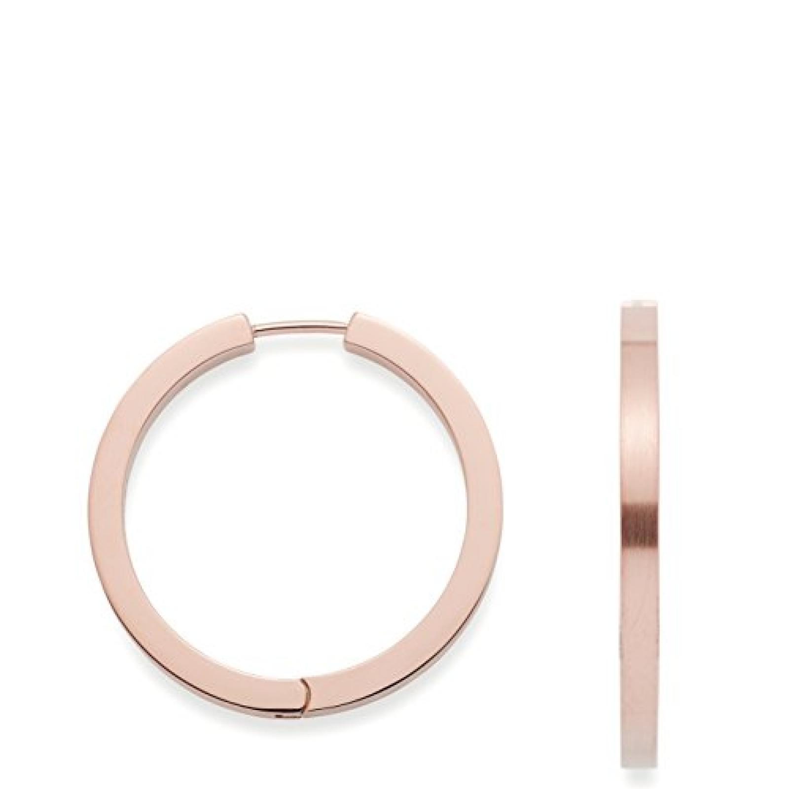 Leonardo Jewels Damen-Creolen Edelstahl Solo 3.0 cm 015403 Leonardo Jewels Damen-Creolen Edelstahl Solo 3.0 cm 015403