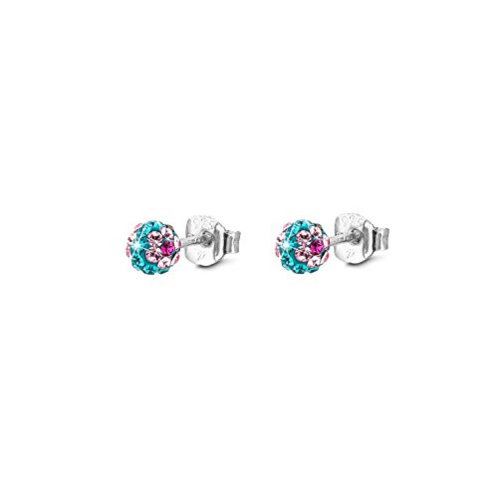 s.Oliver Kinder-Ohrstecker Swarovski 925 Silber rhodiniert rosa Kristall - 487245 s.Oliver Kinder-Ohrstecker Swarovski 925 Silber rhodiniert rosa Kristall - 487245