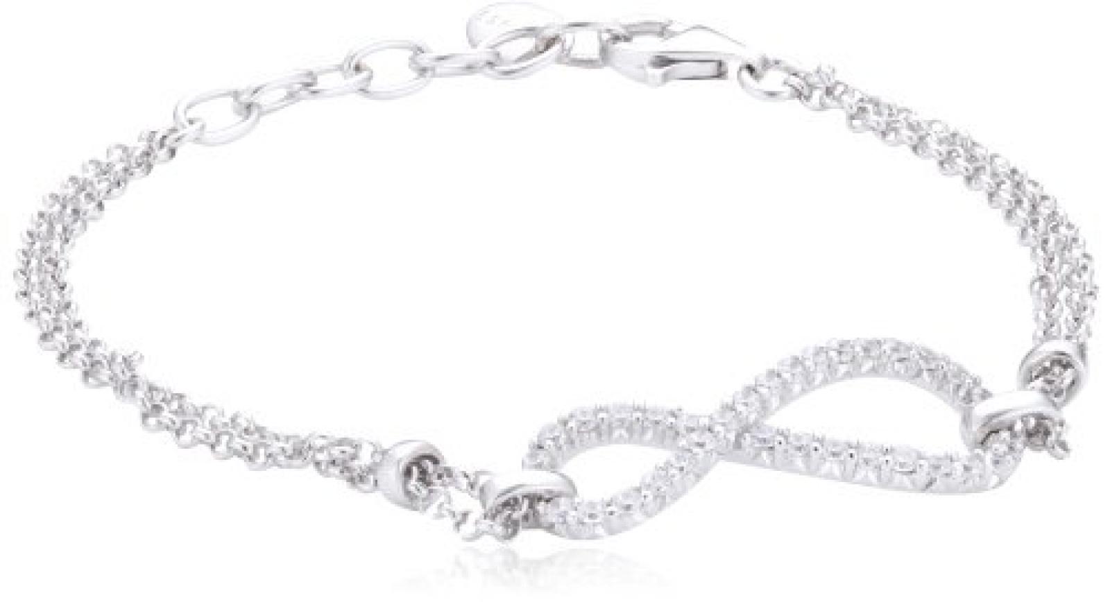 Esprit Damen Armband 925 Sterling Silber rhodiniert Zirkonia ESBR91590A170 Esprit Damen Armband 925 Sterling Silber rhodiniert Zirkonia ESBR91590A170