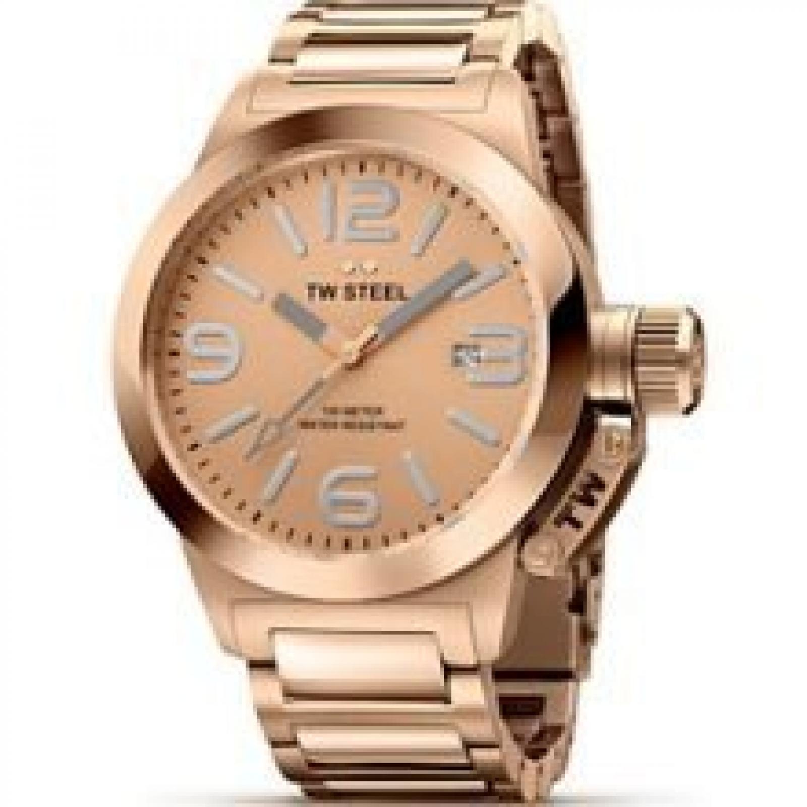 TW Steel Damen-Armbanduhr Canteen Style bracelet Analog Quarz Edelstahl beschichtet TW-303 