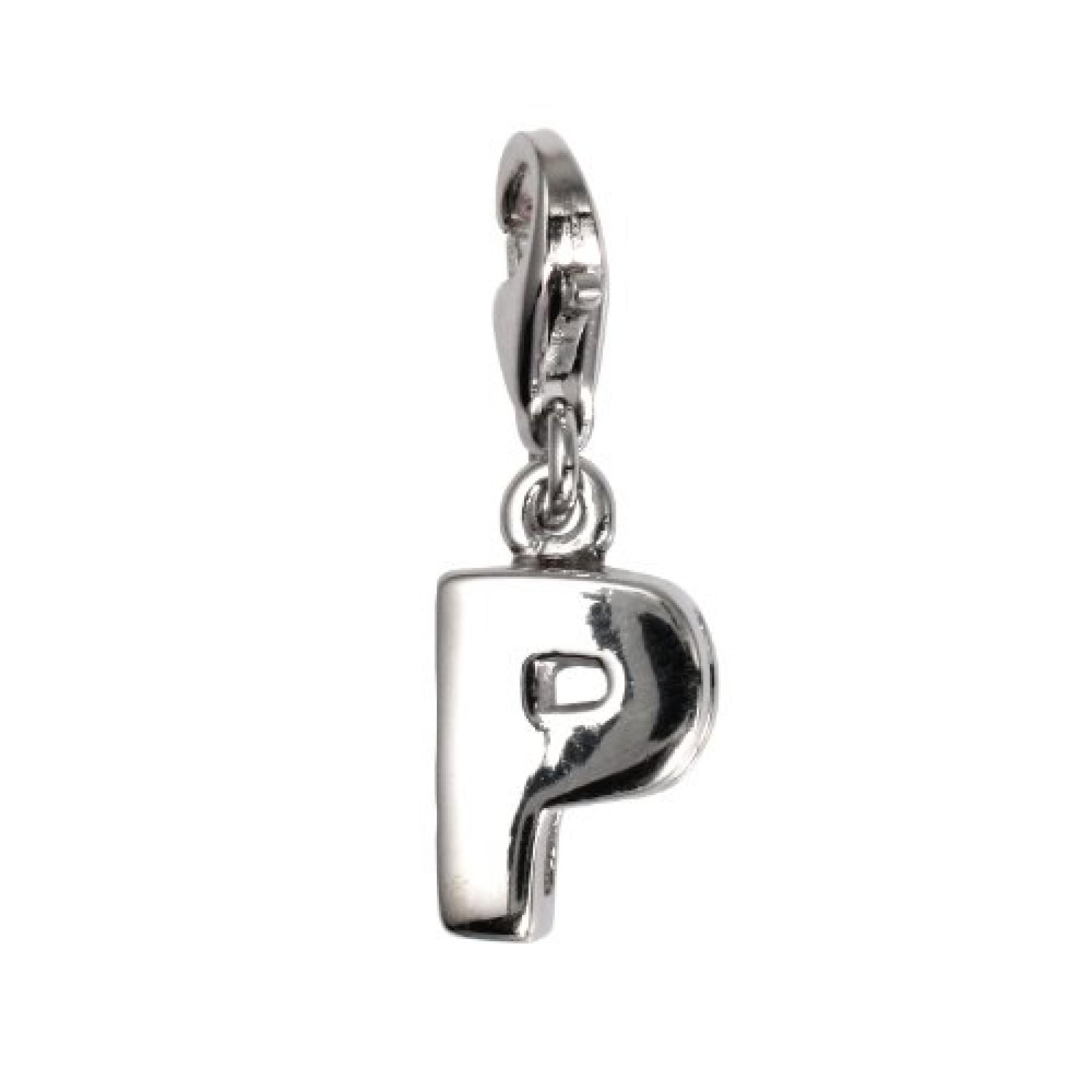 Amor Buchstabe P-Charm  925 Sterlingsilber 20 mm 201995 