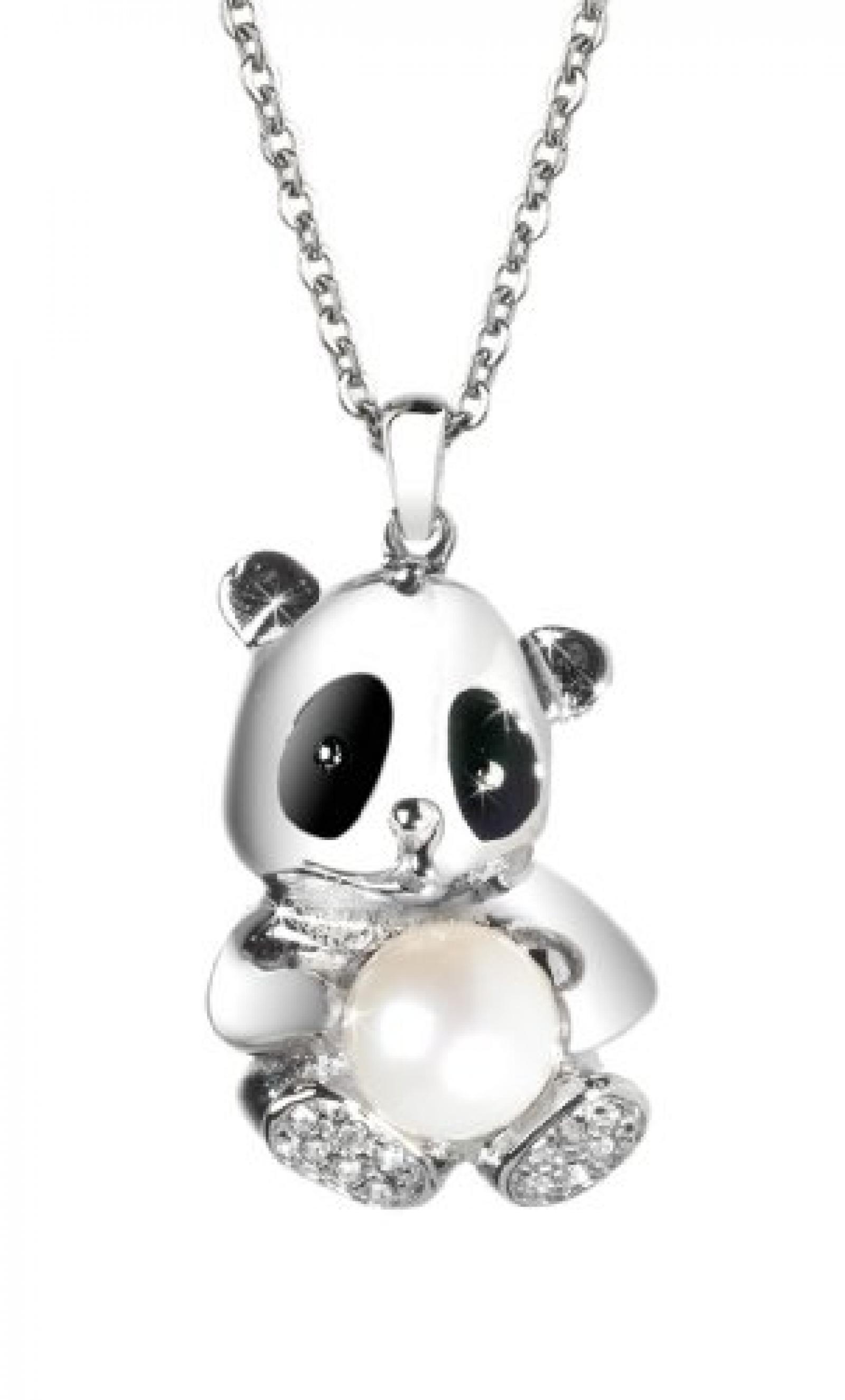 Morellato Damen-Kette Edestahl mit Anh&auml;nger "Panda" Animalia SKP01 