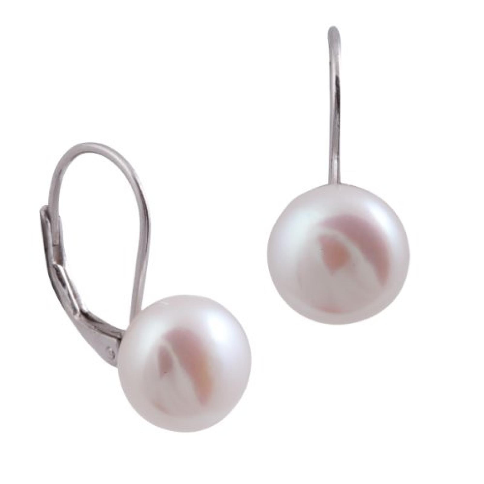 Bella Donna Damen-Ohrhänger 925 Sterlingsilber Süßwasser -Zuchtperle Buttons 101619 Bella Donna Damen-Ohrhänger 925 Sterlingsilber Süßwasser -Zuchtperle Buttons 101619