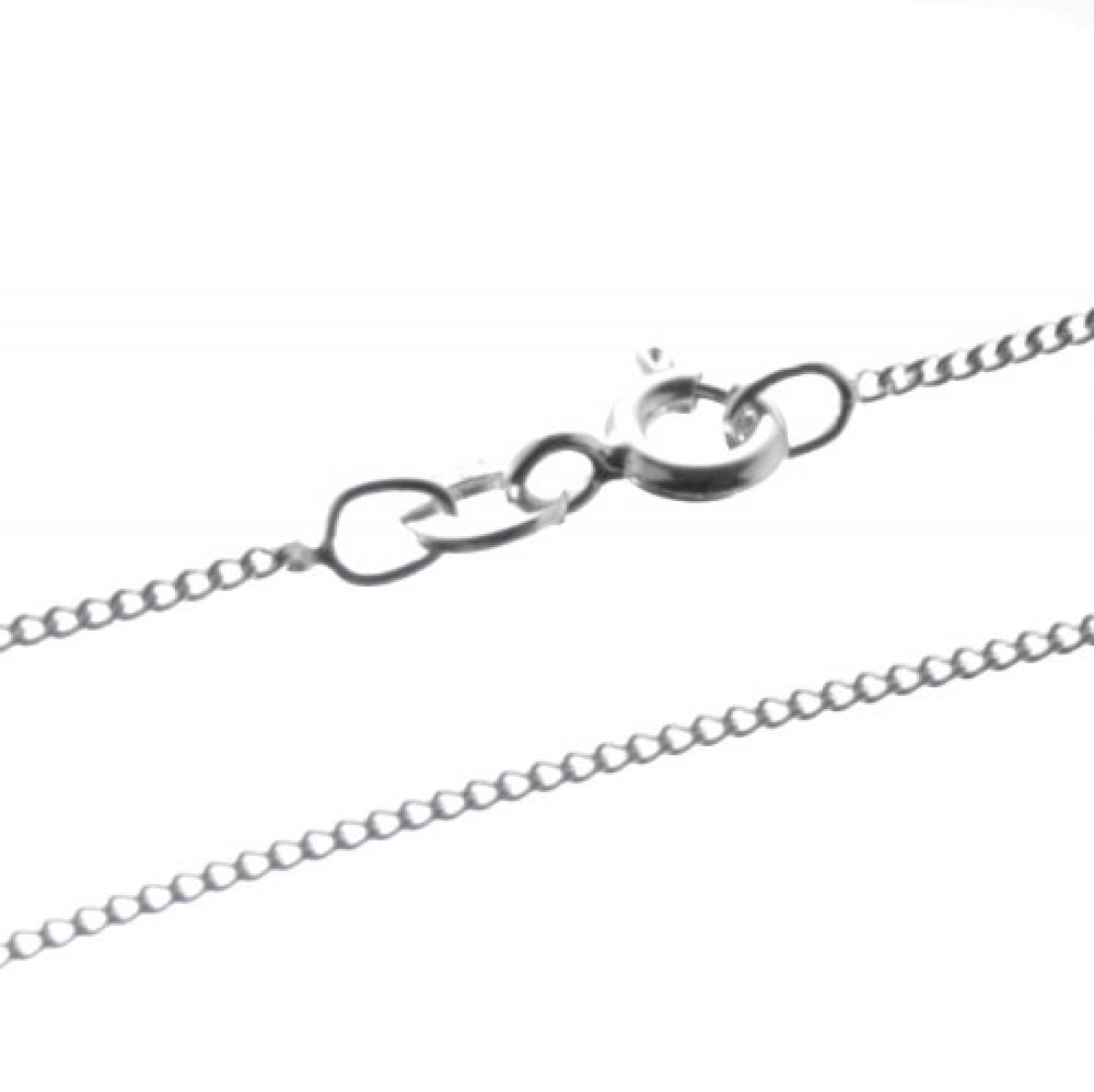 Bella Carina Kinder Panzerkette 36 cm L&auml;nge 1 mm St&auml;rke 925 Sterling Silber 