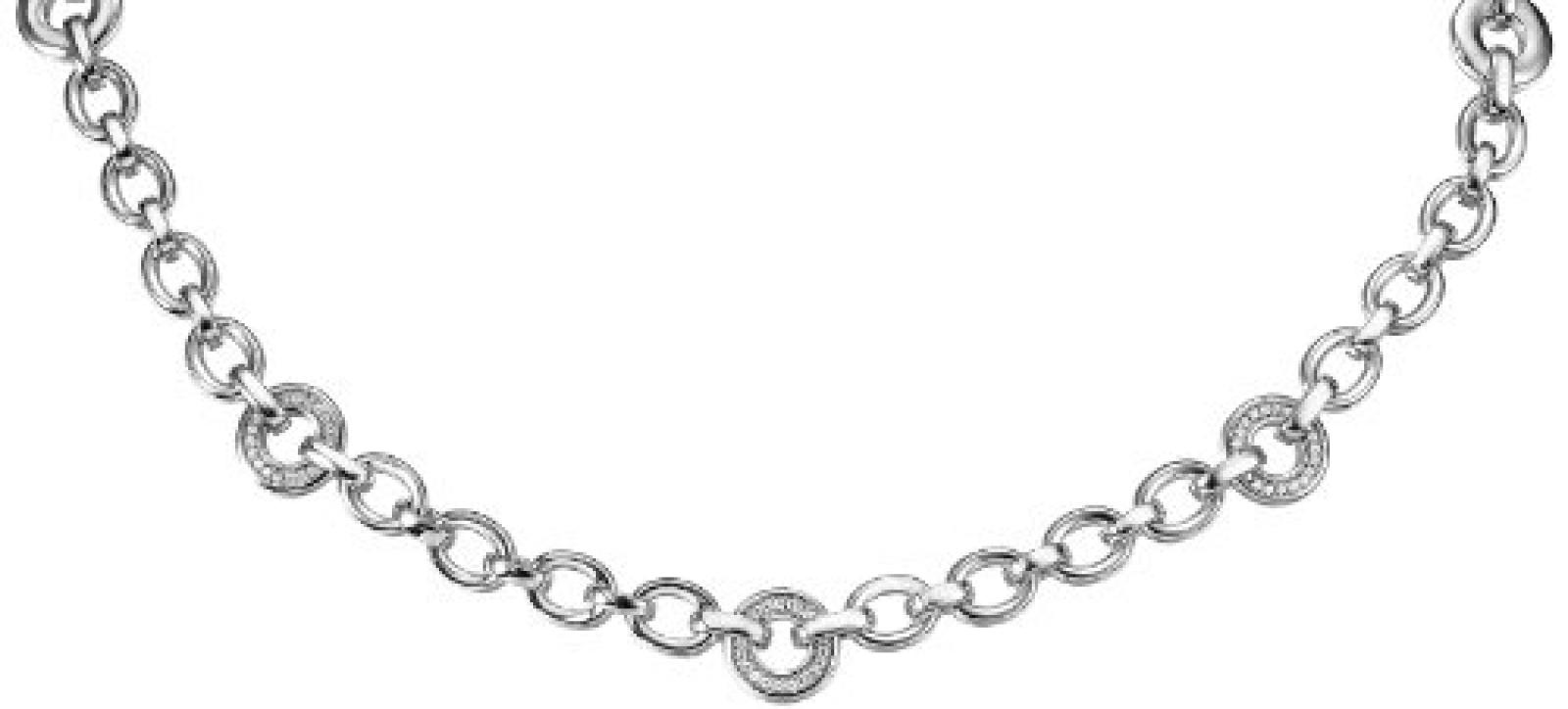 ELLI Halskette Damen Tropfenanhänger Schleife mit Muschelkernperlen und Satin weiß in 925 Sterling Silber