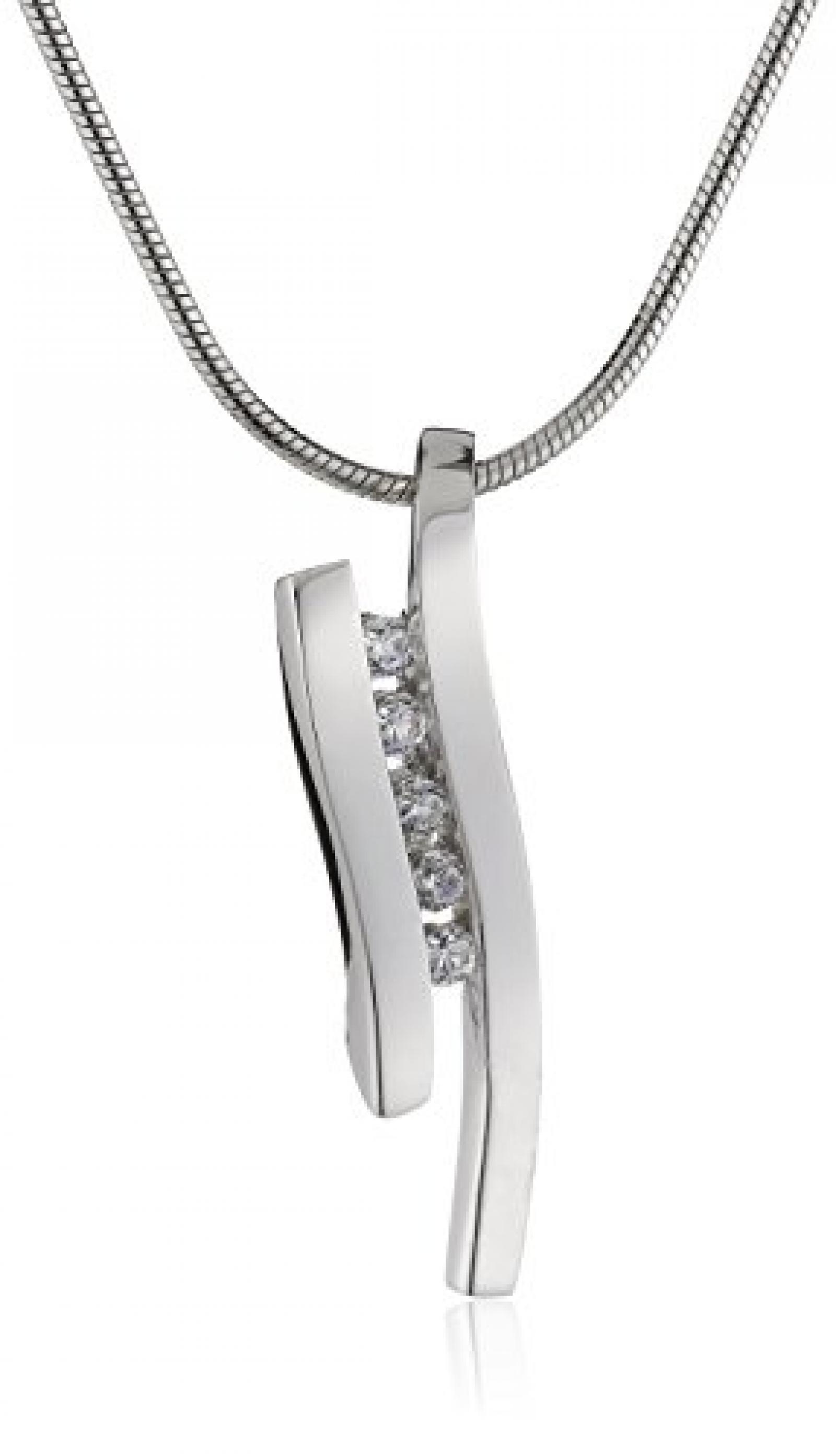 Celesta - Damenanhnger mit Kette aus 925er Sterling Silber und weiem Zirkonias 42-47cm lang 500243689L Celesta - Damenanhnger mit Kette aus 925er Sterling Silber und weiem Zirkonias 42-47cm lang 500243689L