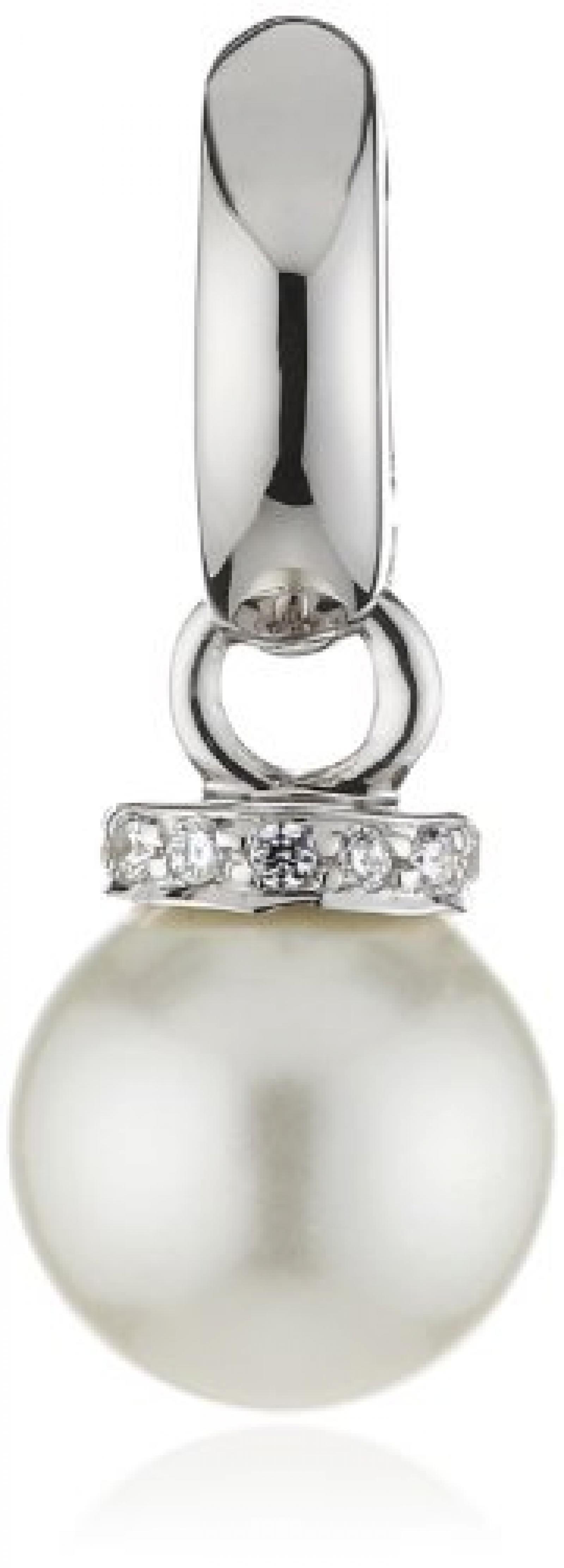 Viventy Damen-Anh&auml;nger 925 Sterling Silber NA 14 Zirkonia wei&szlig; 765722 