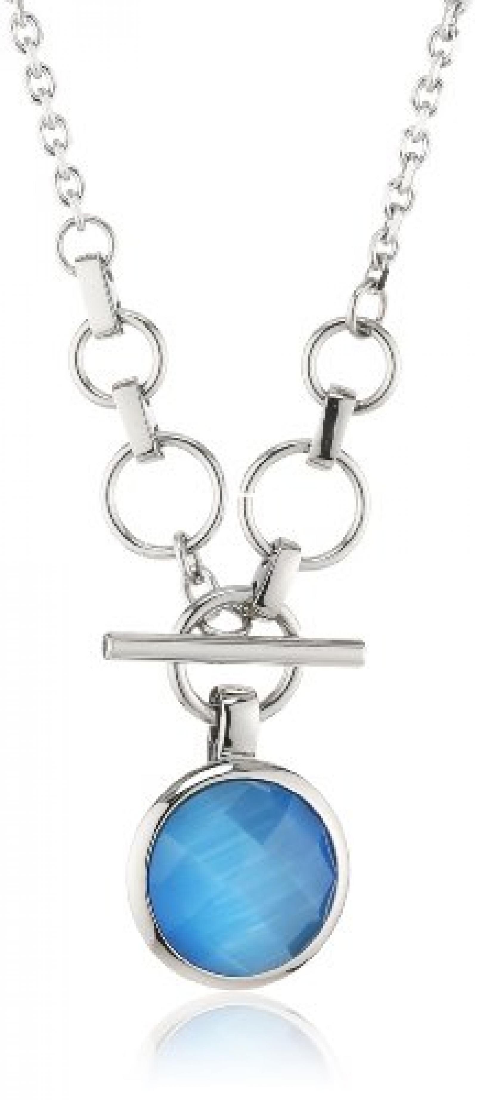 Mike Ellis New York Damen Halskette Edelstahl Glas 42.0 cm S203 IPS Mike Ellis New York Damen Halskette Edelstahl Glas 42.0 cm S203 IPS