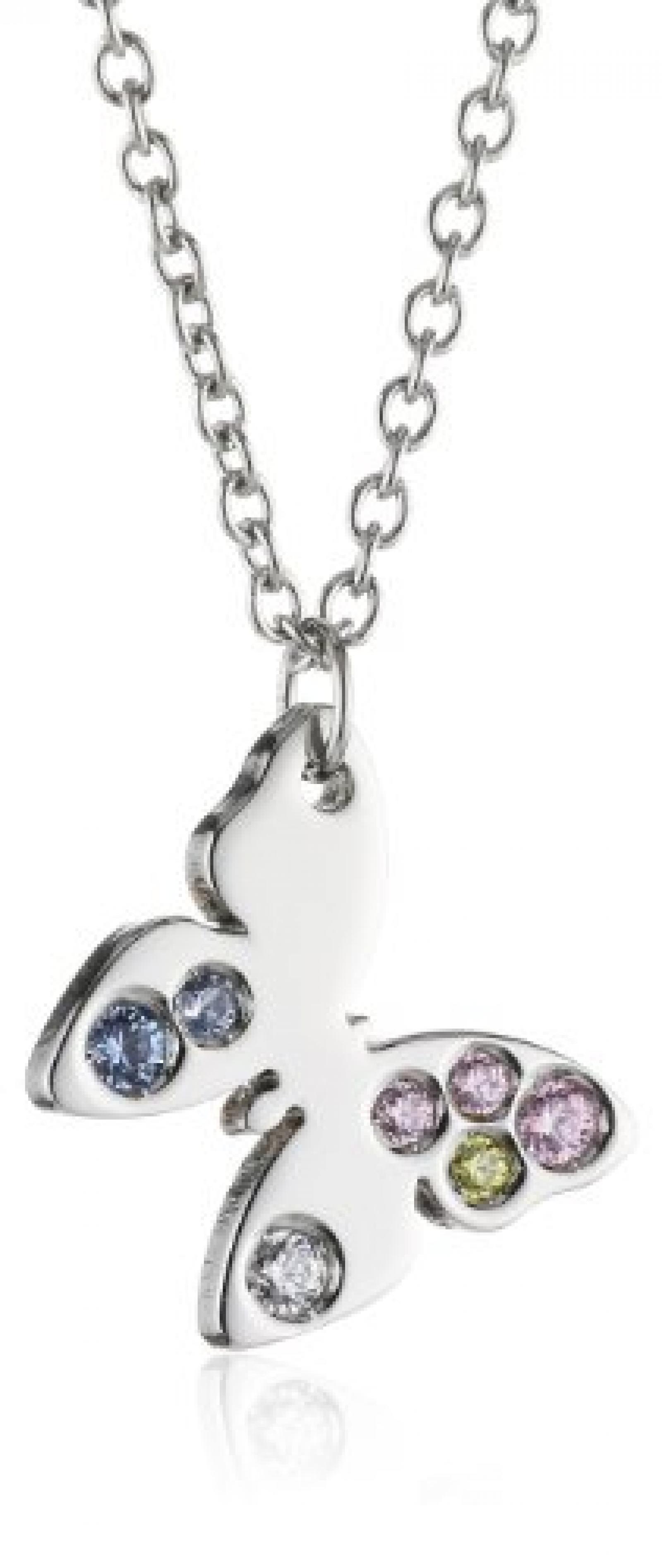Nomination Damen-Kette mit Anh&auml;nger Butterfly Aus Stahl Mixed 021323/005 
