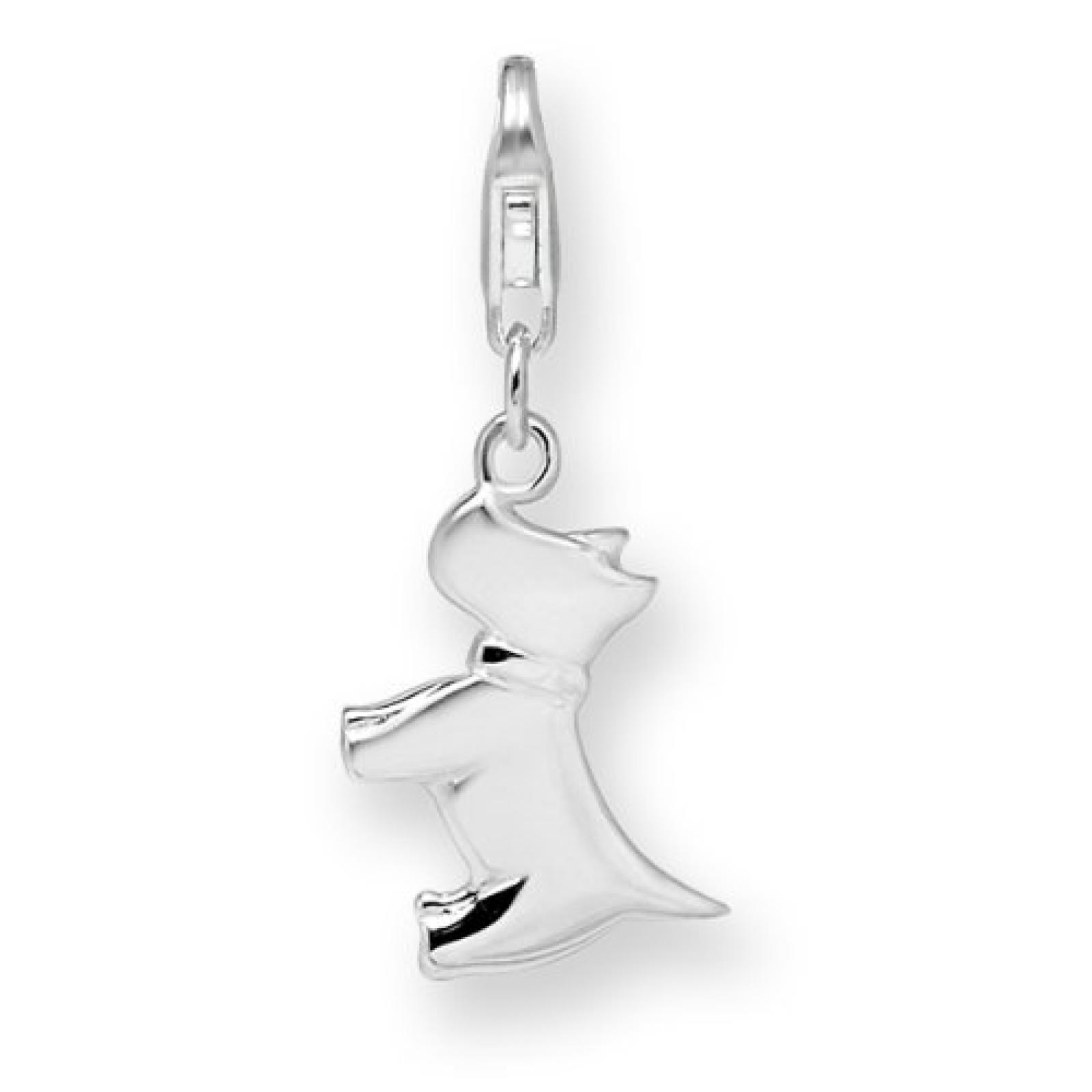 Rafaela Donata Charm Collection Damen-Charm Hund 925 Sterling Silber  60600099 