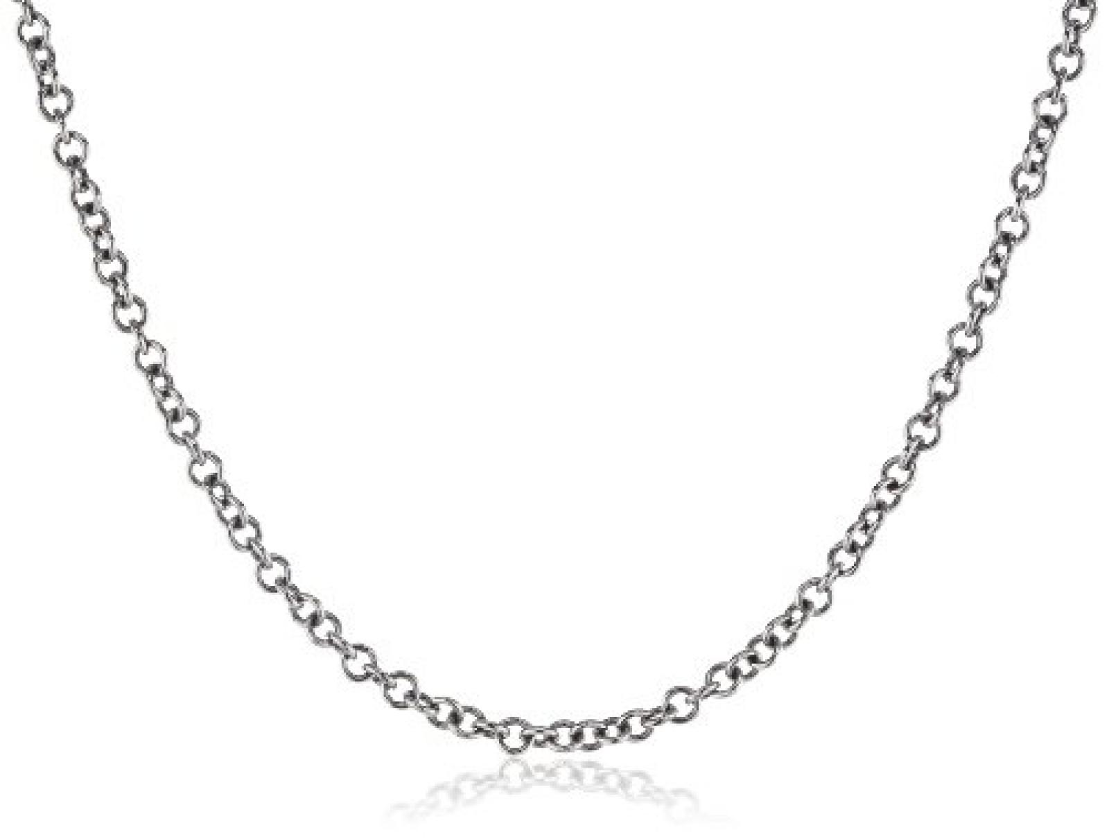 Pandora Damen-Halskette ohne Verschluss Sterling Silber oxidiert 70.0 cm 591004OX-70 