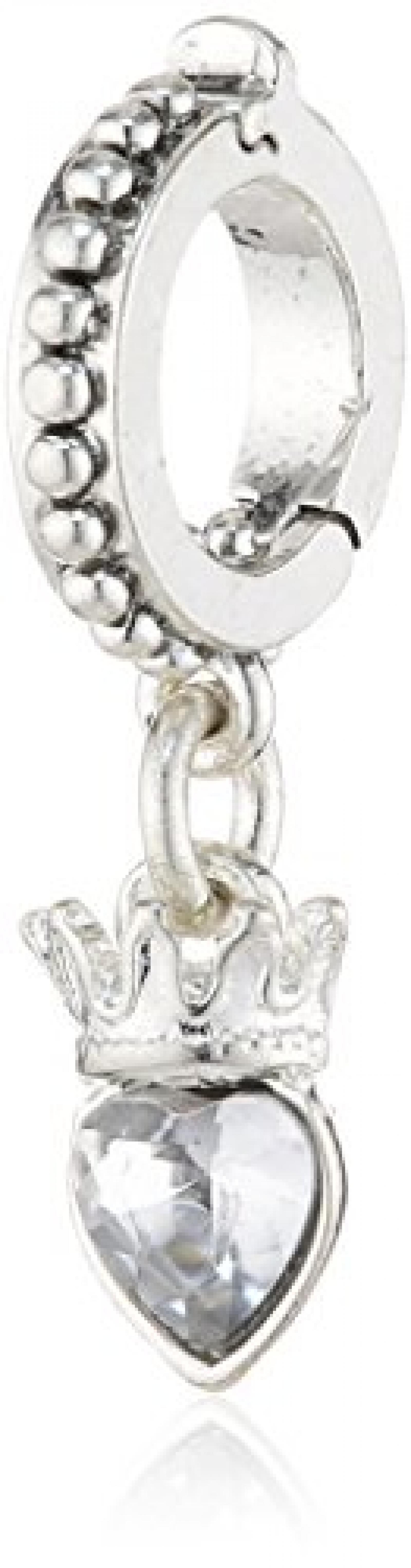 Pilgrim Damen-Anhänger versilbert Kristall 645-146 Pilgrim Damen-Anhänger versilbert Kristall 645-146