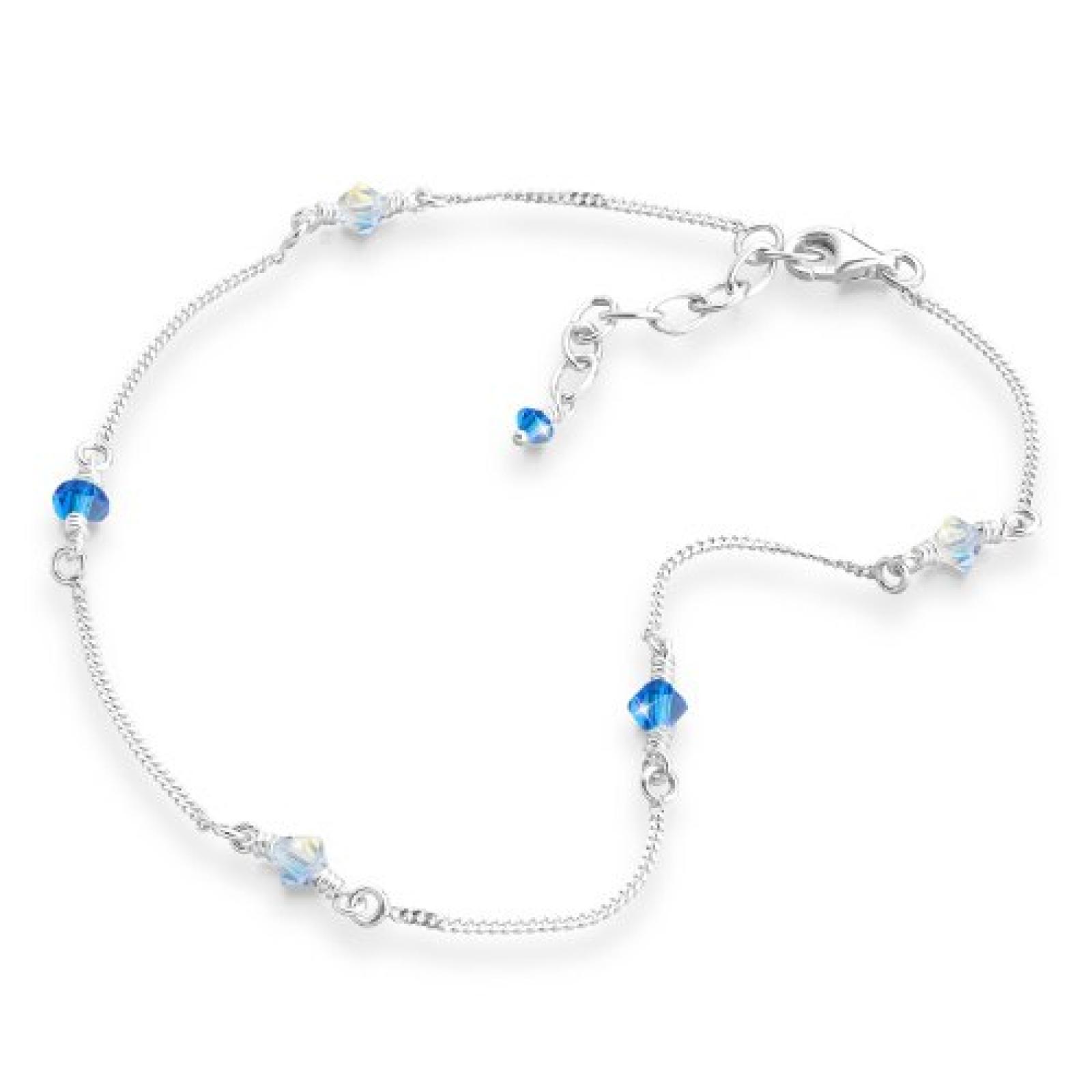 Elli Damen-Fu&szlig;kettchen 925 Sterling Silber L&auml;nge 25cm 0706710412_25 