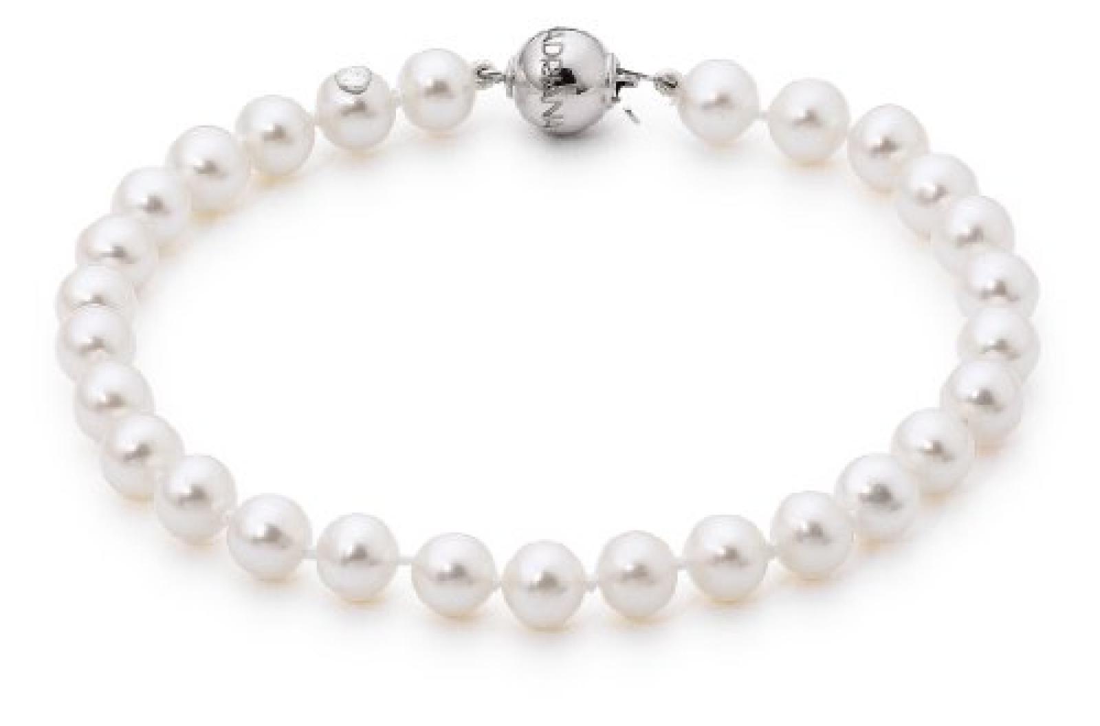 Adriana Damen-Armband Sportiva S&uuml;&szlig;wasser Zuchtperle 1-reihig 585 Wei&szlig;gold Sportiva S19 