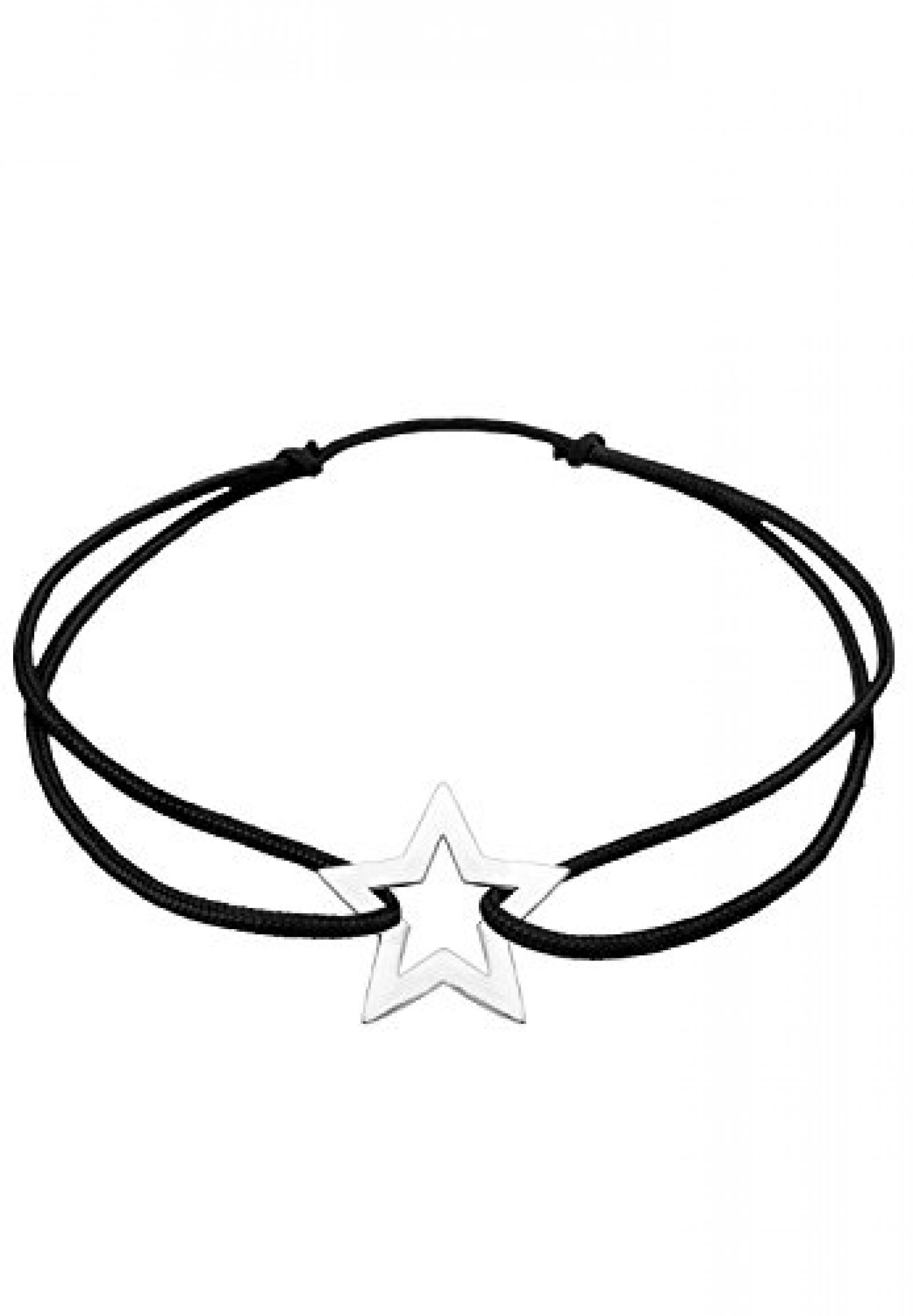 Elli Damen-Armband Schwarz Rock meets Glam L&auml;nge 19cm 925 Sterling Silber 02001375_19 