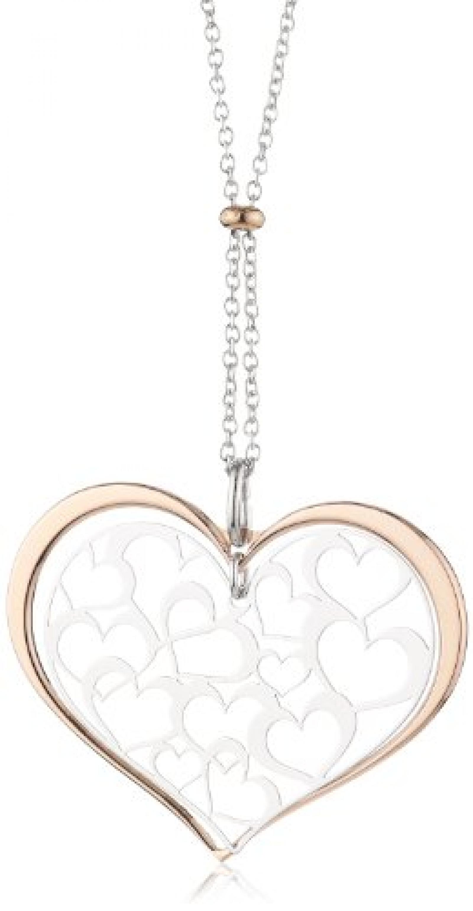 Nomination Damen-Halskette Romantica Silber 925 (Ros&eacute;gold) 141522/011 