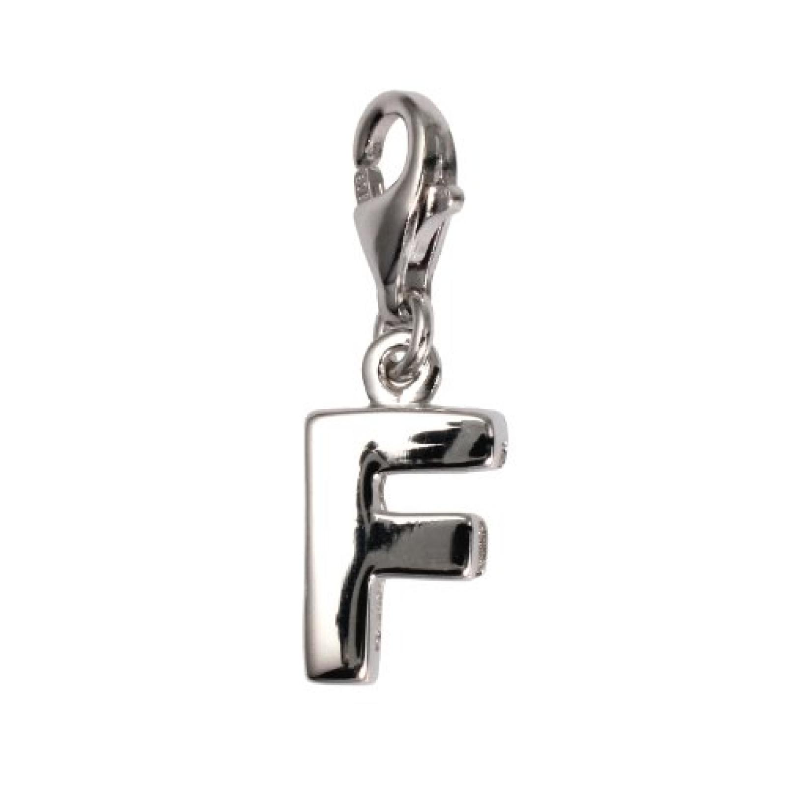 Amor Buchstabe F-Charm  925 Sterlingsilber 20 mm 201865 