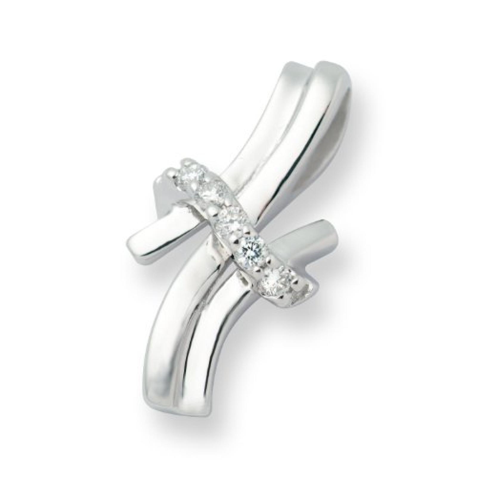 Miore Anh&auml;nger  750 Wei&szlig;gold mit 5 Brillanten 0,07ct MG8015P 