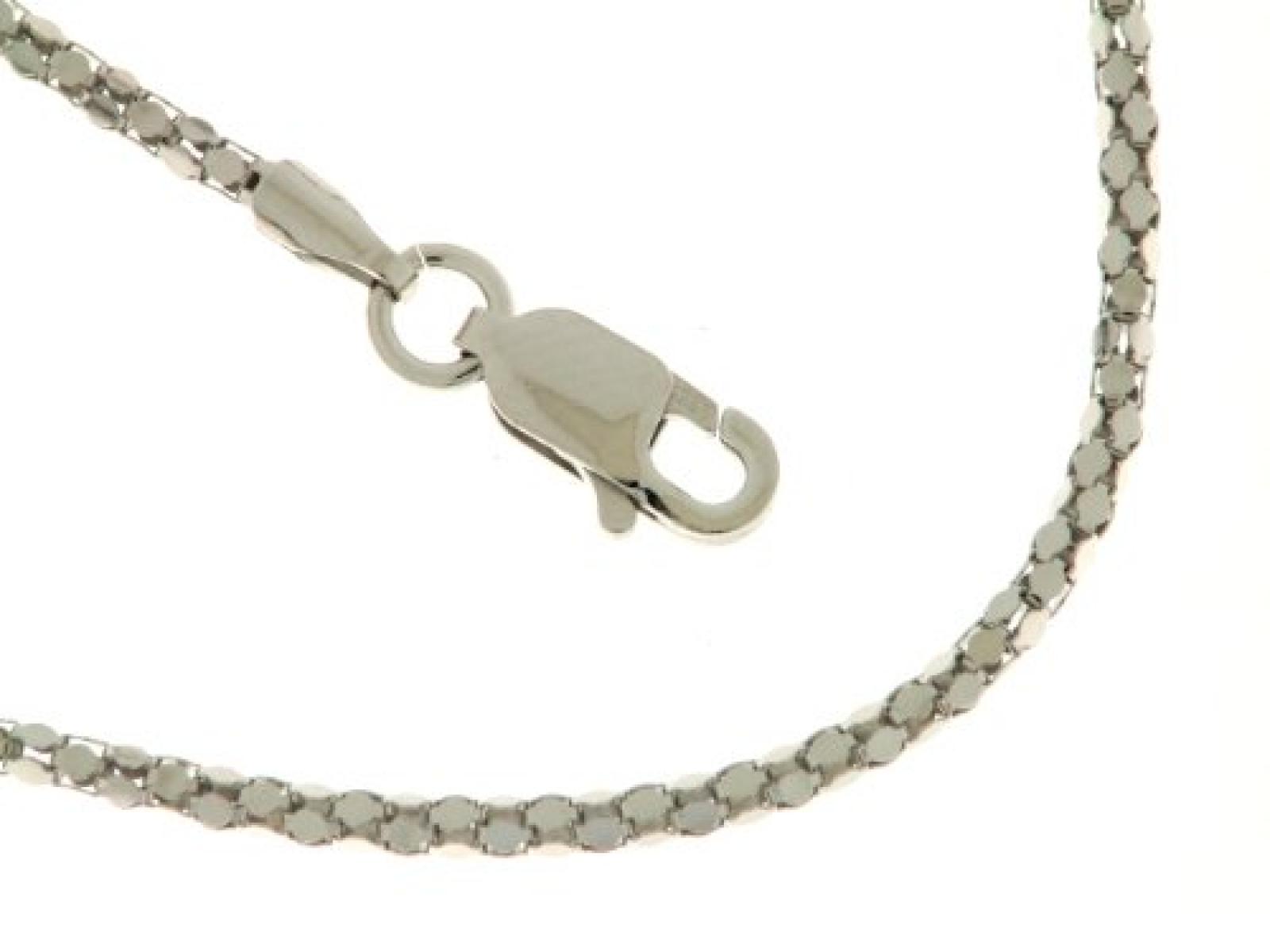 Kettenworld Damen-Halskette im Popcorn-Design 925 Sterling Silber rhodiniert 263231 
