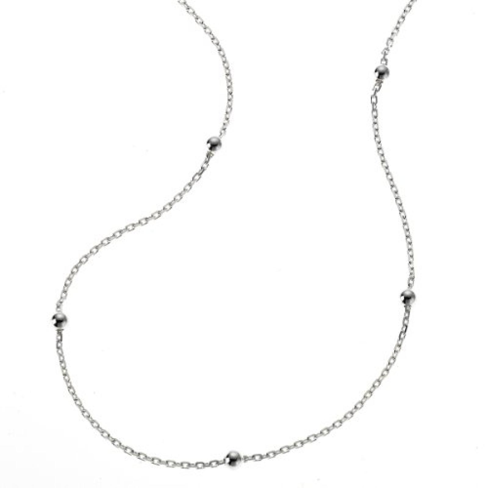 ZEEme Basic Silver - Damencollier 925/- Sterling Silber 42cm Kugeln 025250034-42 